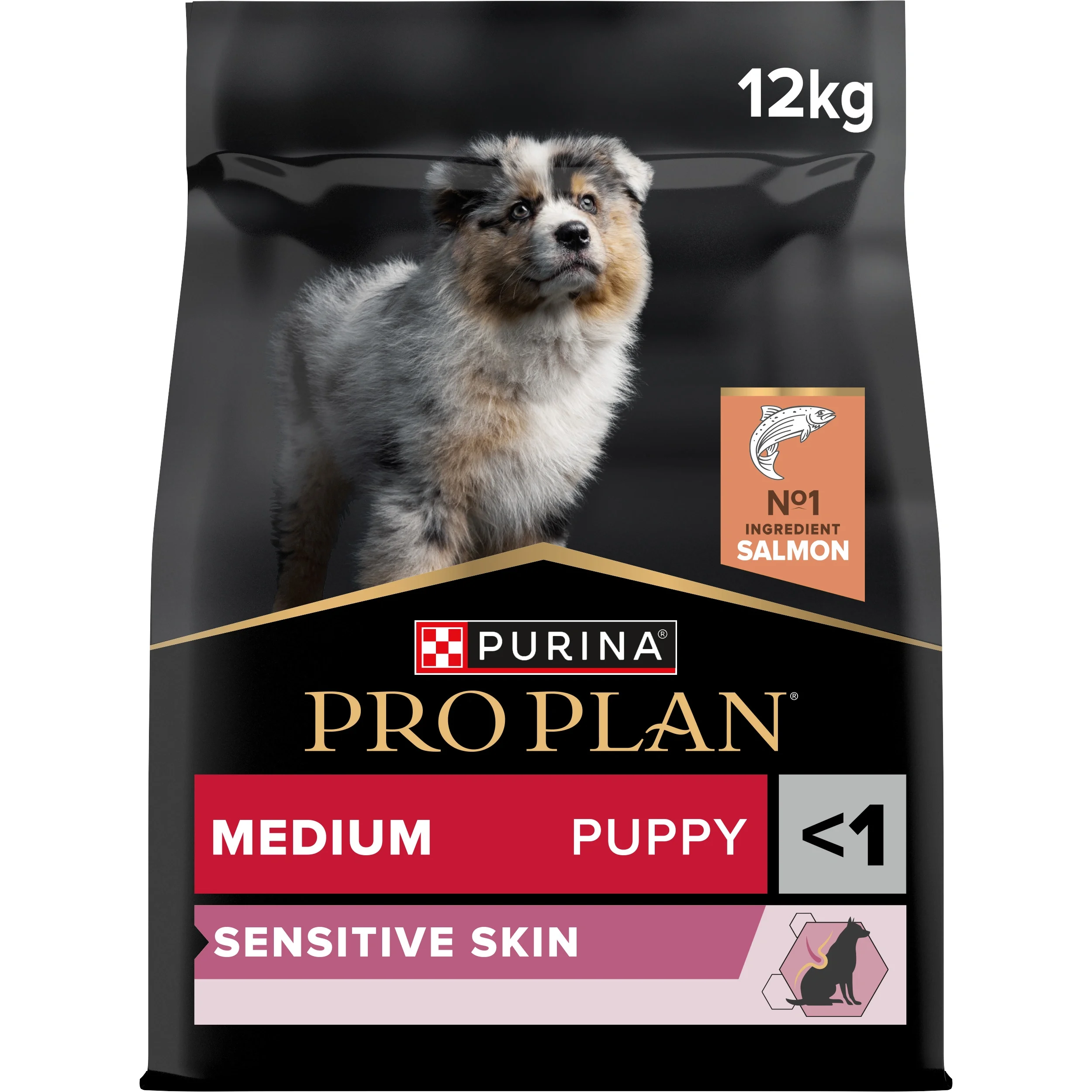 PURINA PRO PLAN Medium Puppy Sensitive Skin Torrfoder Hund 12kg från Purina Pro Plan – köp hos Apotek Hjärtat