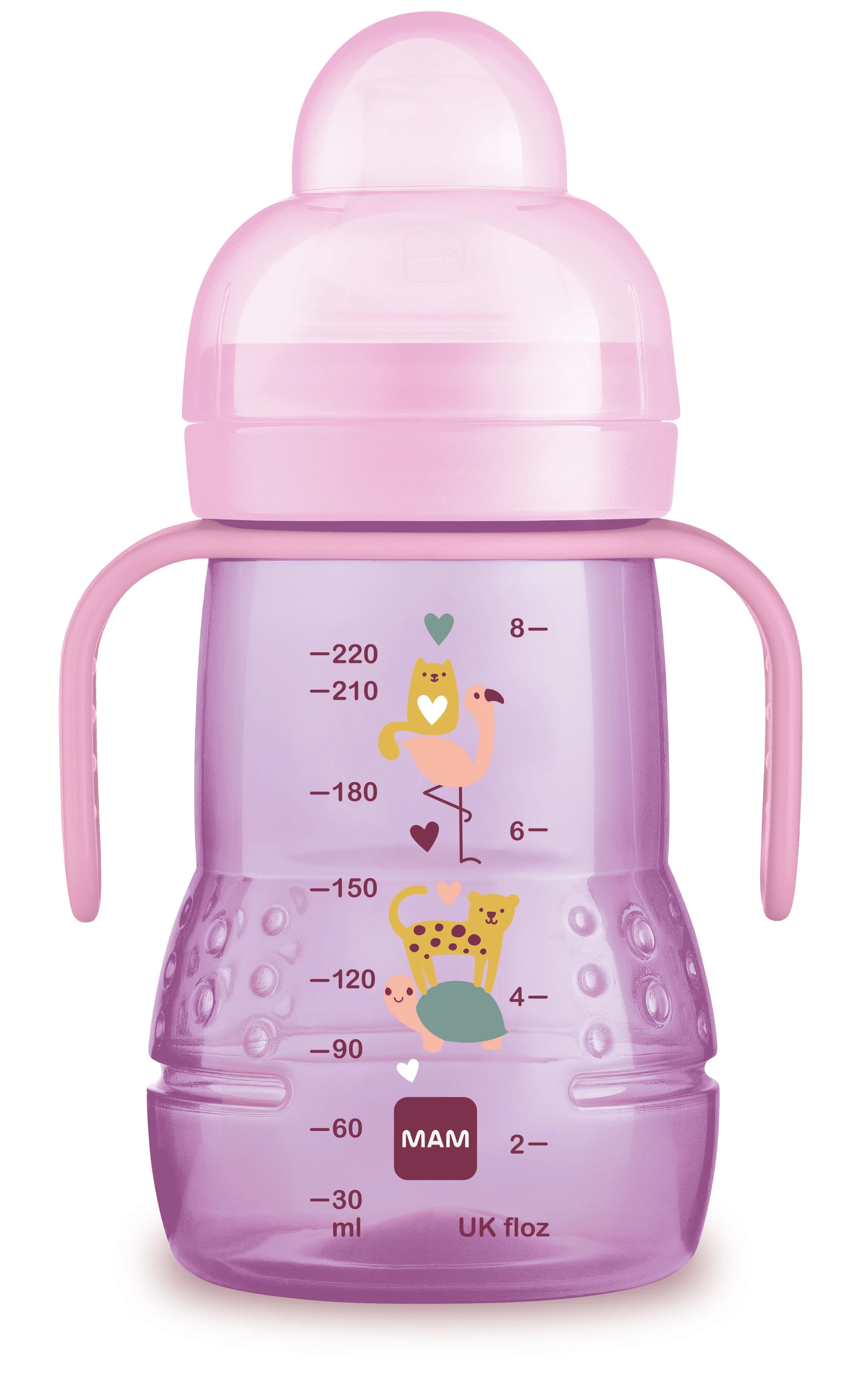 MAM Trainer 4 mån+ 220 ml Rosa från MAM – köp hos Apotek Hjärtat