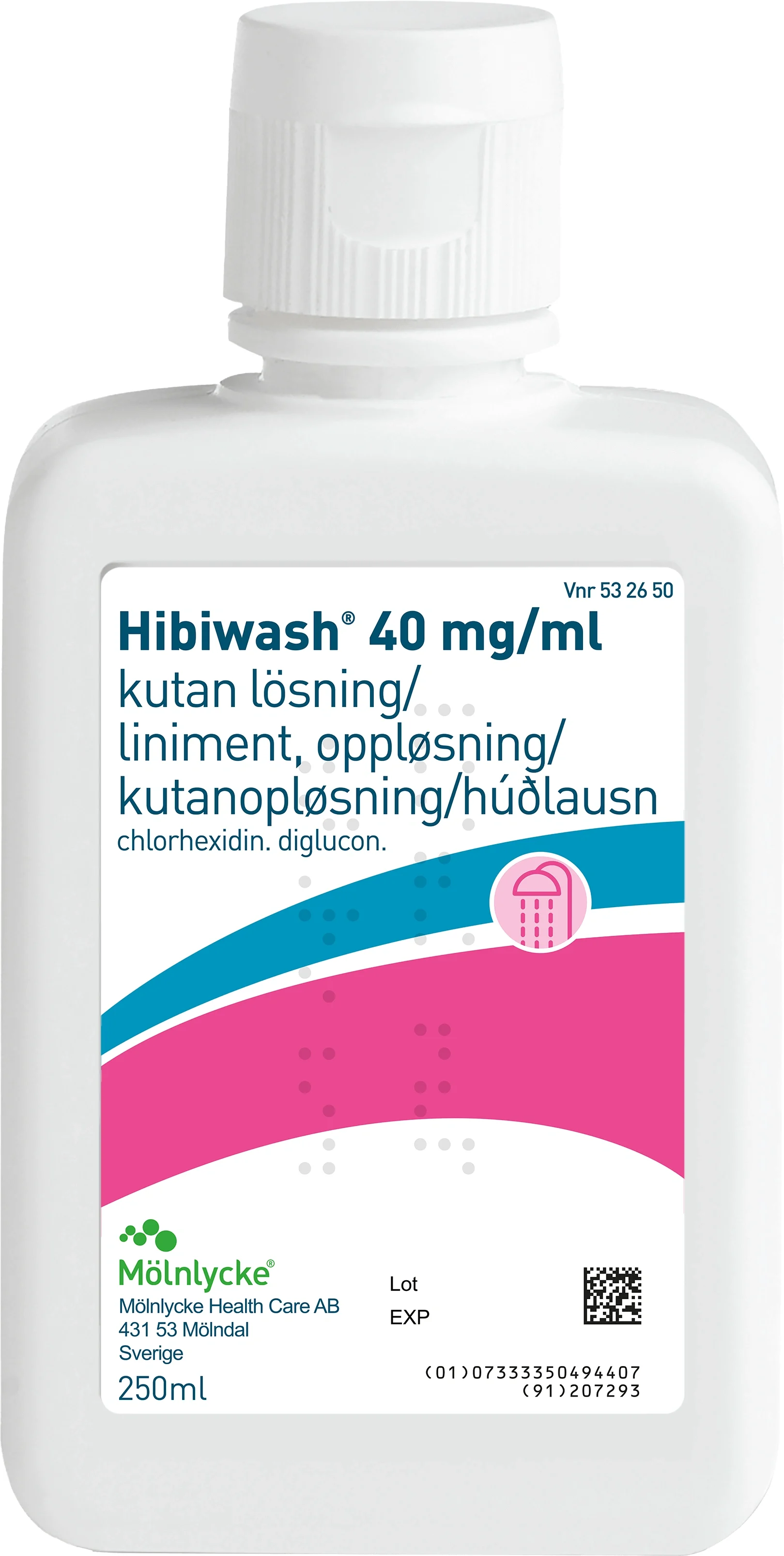 Hibiwash Kutan lösning 40mg/ml Flaska 250 ml från Hibiwash – köp hos Apotek Hjärtat
