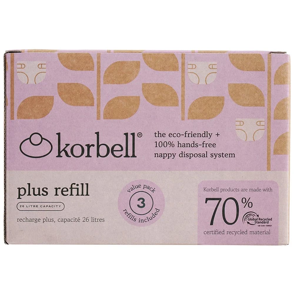 Korbell Refill Till Blöjhink Plus 26 Liter 3-pack från Korbell – köp hos Apotek Hjärtat