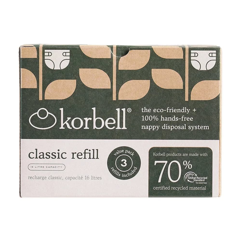 Korbell Refill Till Blöjhink Classic 16 Liter 3-pack från Korbell – köp hos Apotek Hjärtat