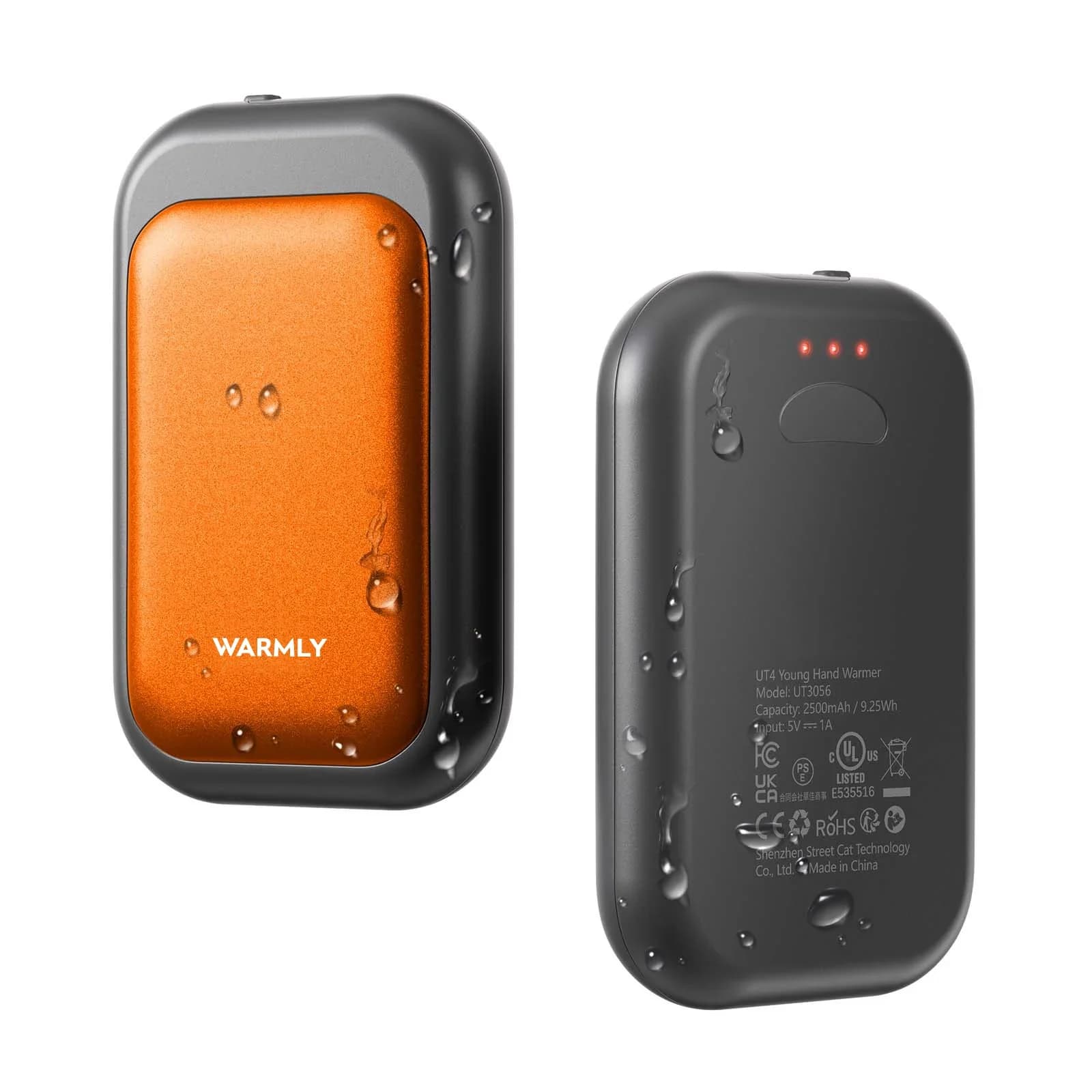 Warmly Mini Uppladdningsbar Handvärmare Orange från Warmly – köp hos Apotek Hjärtat
