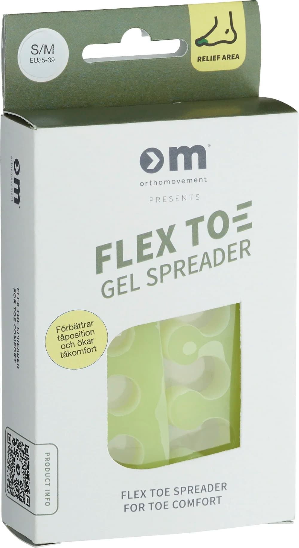 Ortho Movement Flex Toe Gel Spreader 35-40 från Ortho Movement – köp hos Apotek Hjärtat