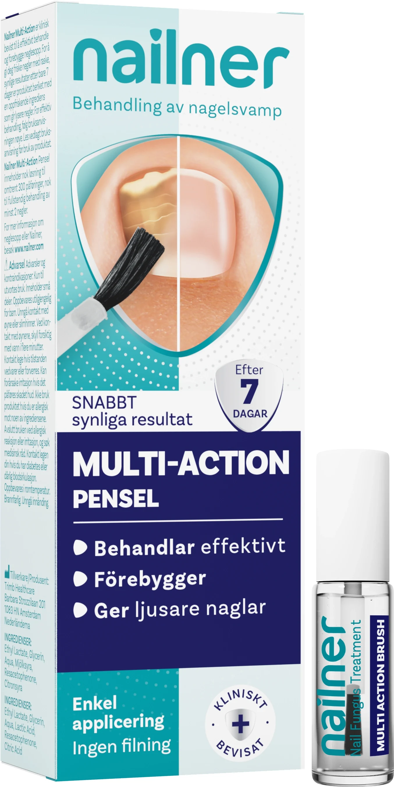 Nailner Pensel 2 i 1 från Nailner – köp hos Apotek Hjärtat