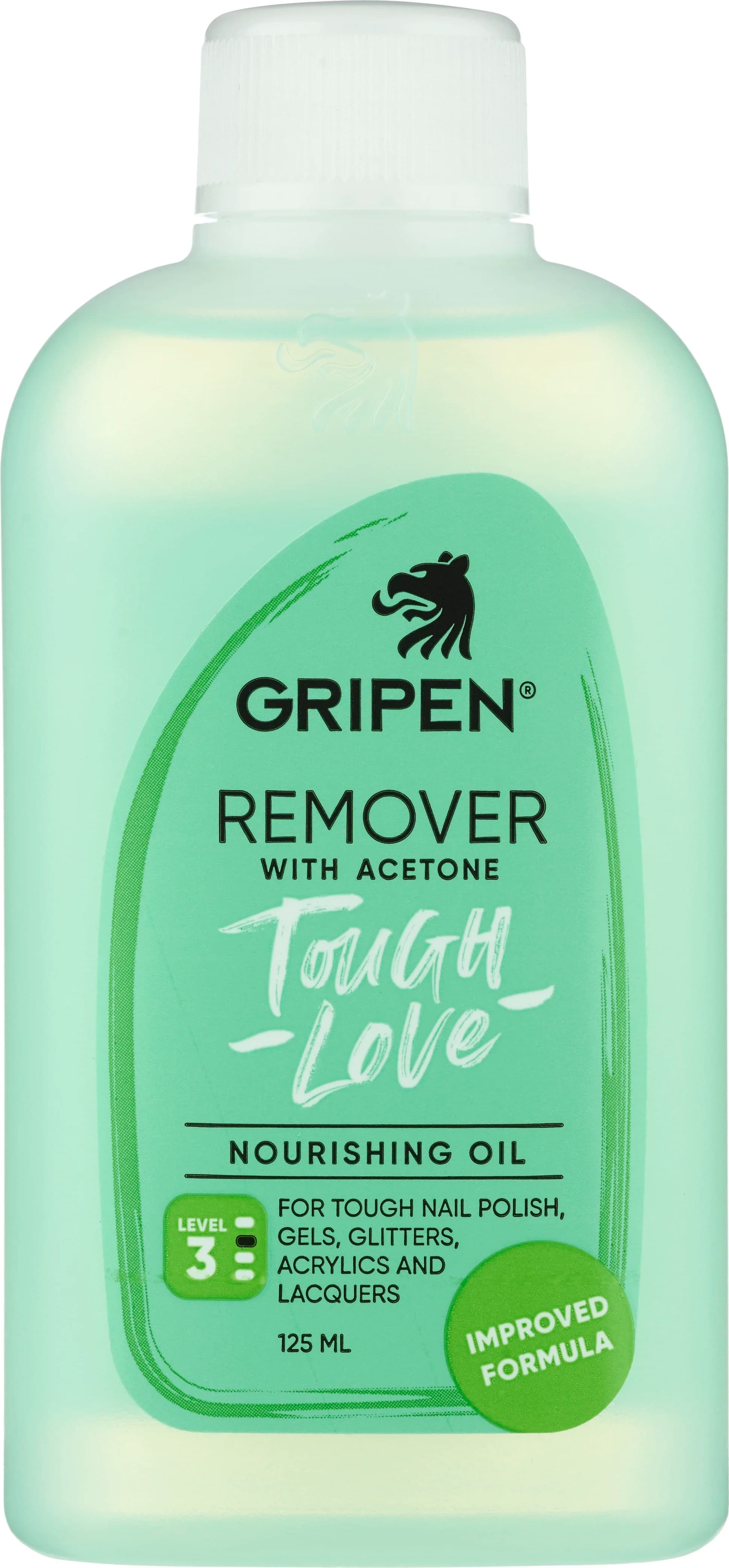 Gripen Remover With Acetone Tough Love 125 ml från Gripen – köp hos Apotek Hjärtat