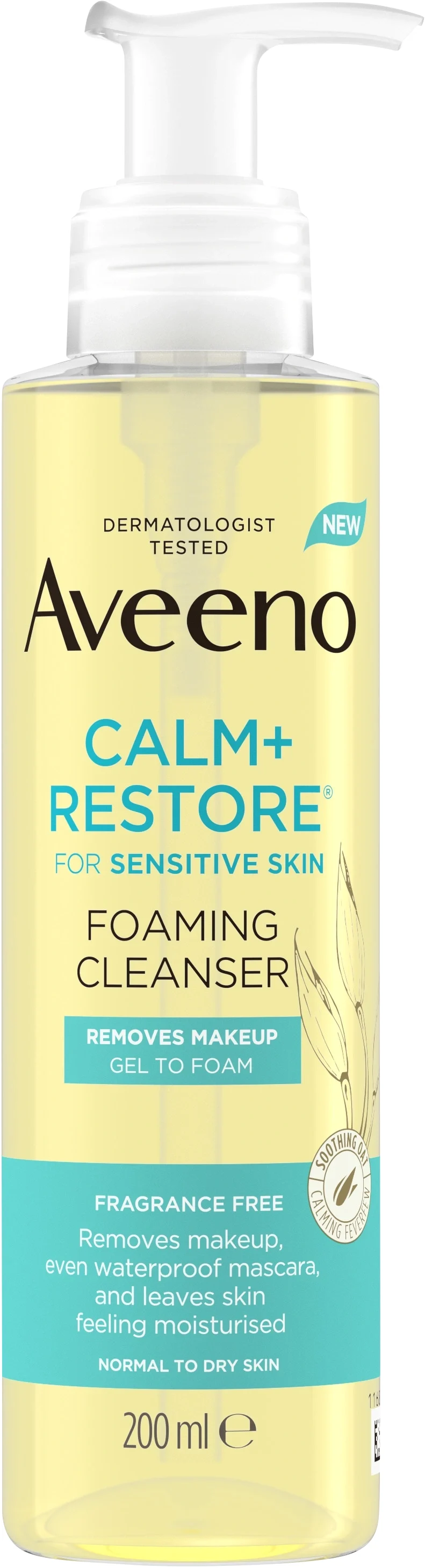 Aveeno CALM+RESTORE® Foaming Cleanser 200 ml från Aveeno – köp hos Apotek Hjärtat
