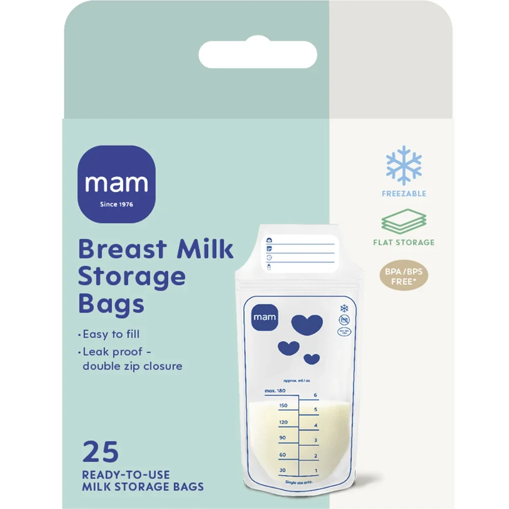 MAM Storage Bags För Bröstmjölk 180 ml från MAM – köp hos Apotek Hjärtat