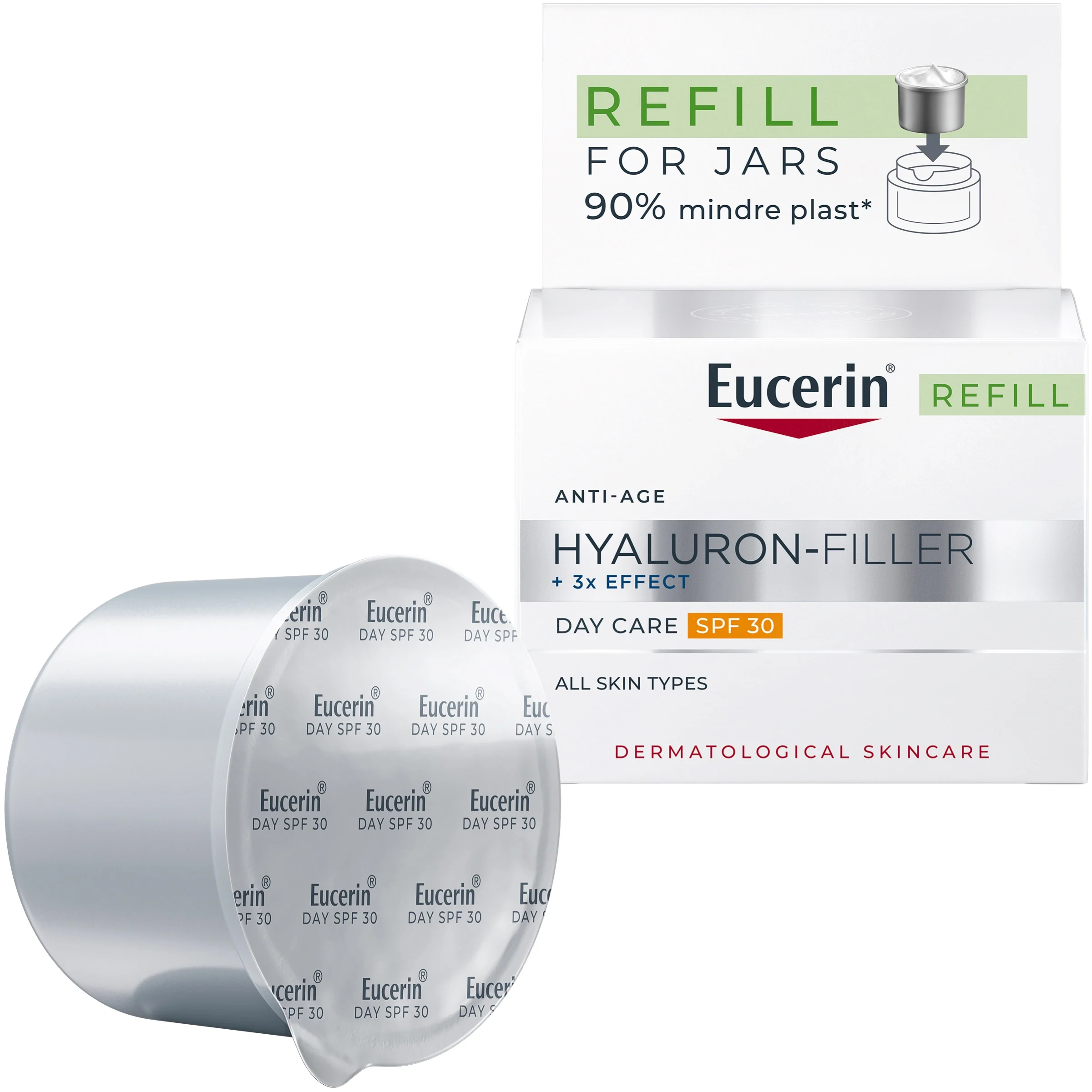 Eucerin Hyaluron-Filler +3x Effect Day Cream SPF30 Refill 50 ml från Eucerin - köp hos Apotek Hjärtat