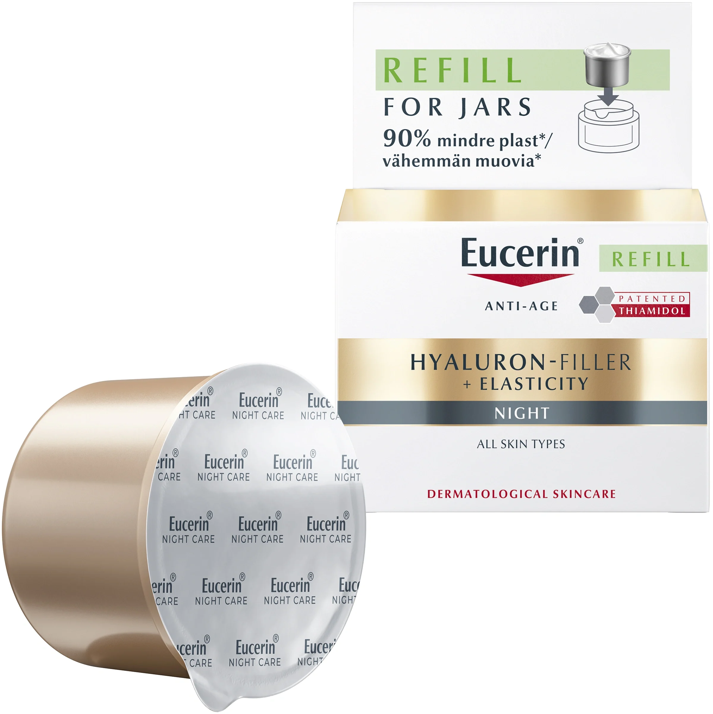 Eucerin Hyaluron-Filler + Elasticity Night Cream Refill 50 ml från Eucerin - köp hos Apotek Hjärtat