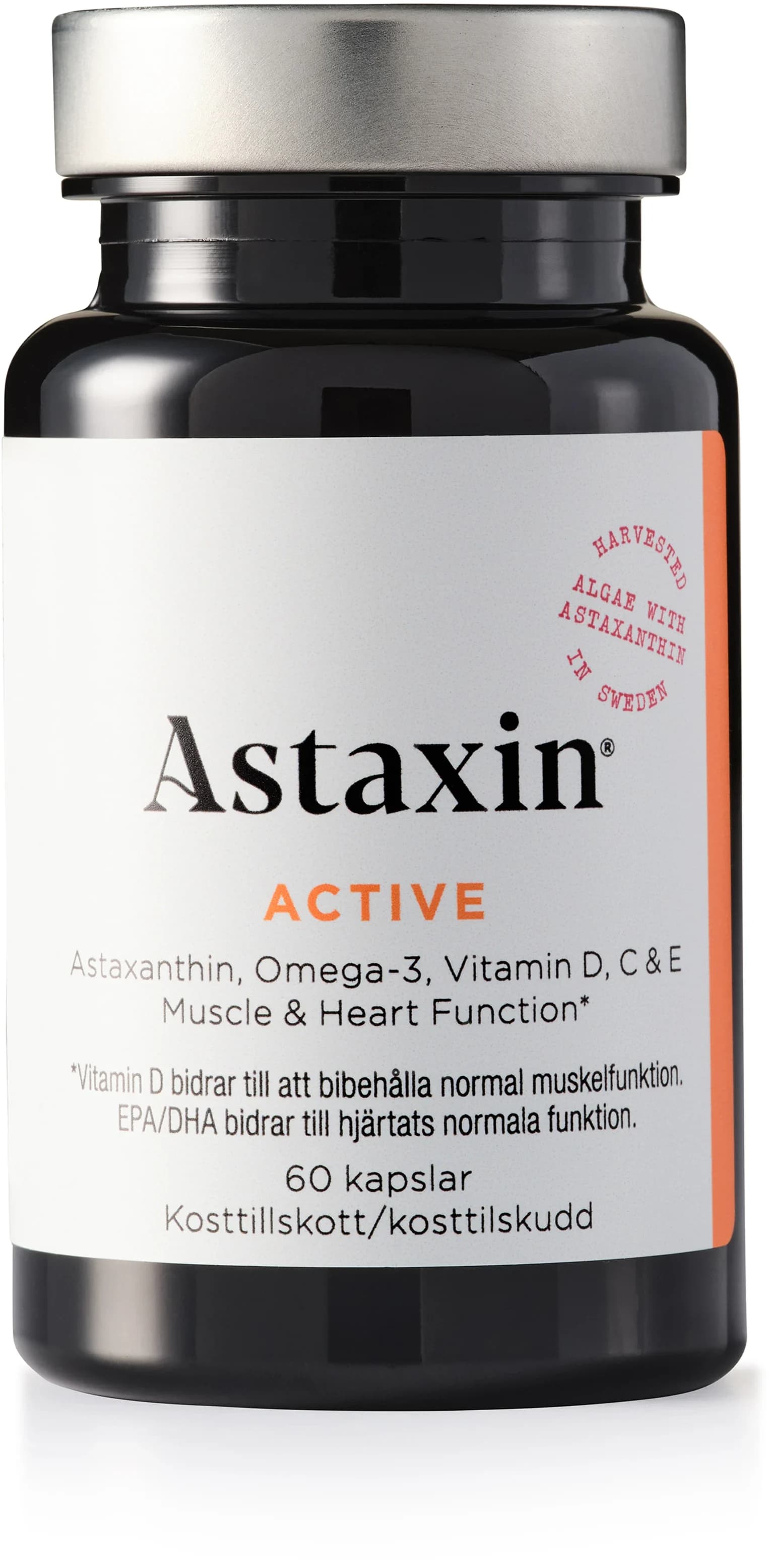 Astaxin Active 60 kapslar från Astaxin – köp hos Apotek Hjärtat
