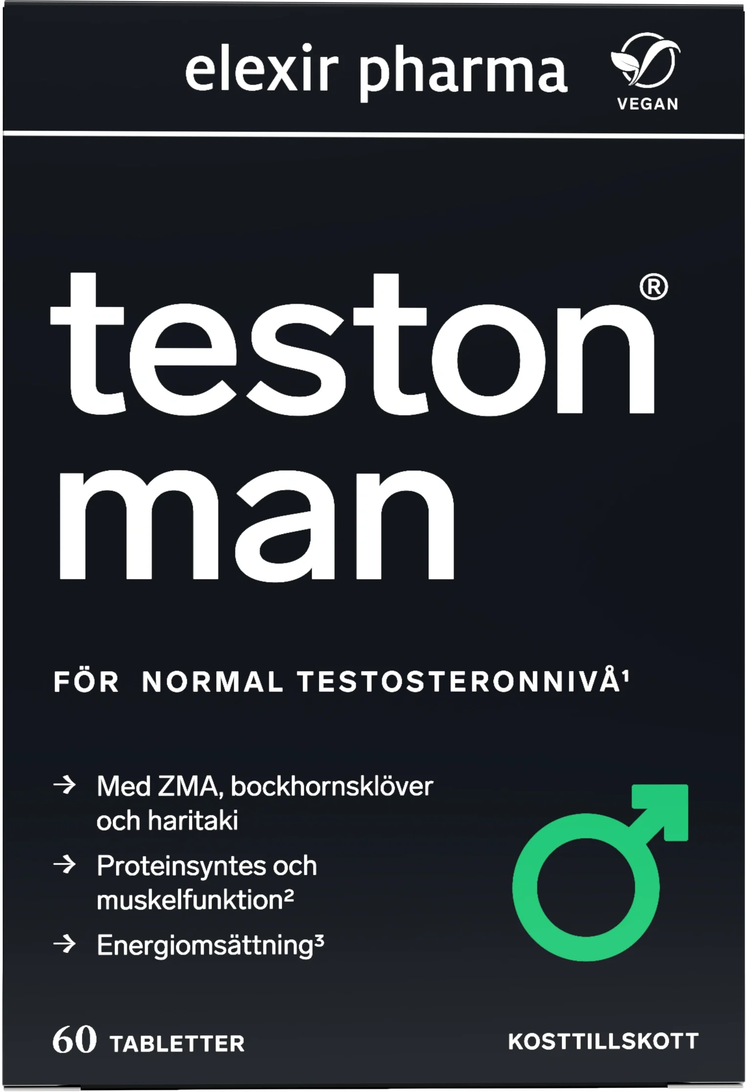 Elexir Pharma Teston Man 60 tabletter från Elexir Pharma – köp hos Apotek Hjärtat