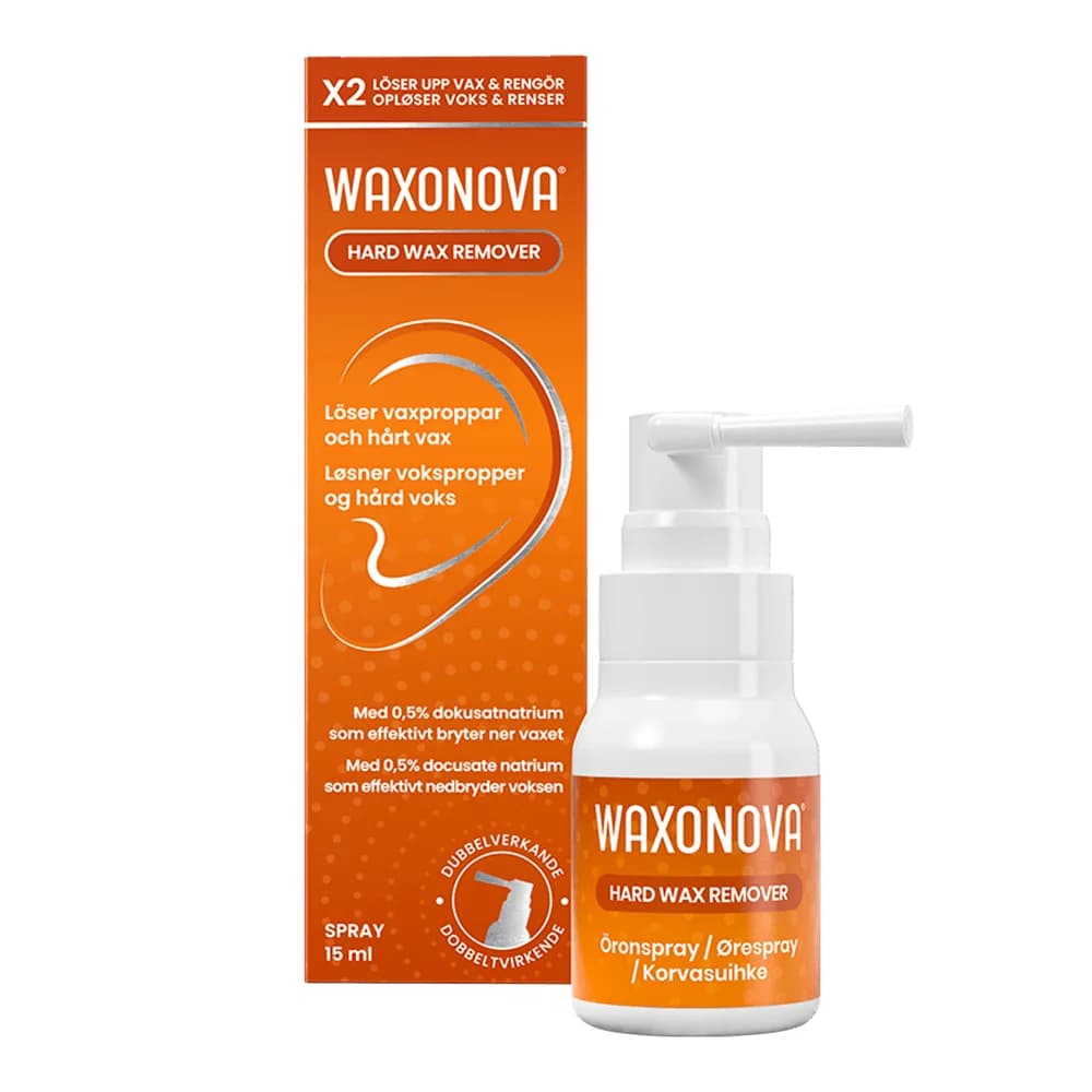 Waxonova Hard Wax Remover Öronspray 15 ml från Waxonova – köp hos Apotek Hjärtat