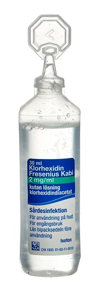 Klorhexidin Fresenius Kabi Kutan Lösning 2mg/ml 20x30 ml från Fresenius – köp hos Apotek Hjärtat