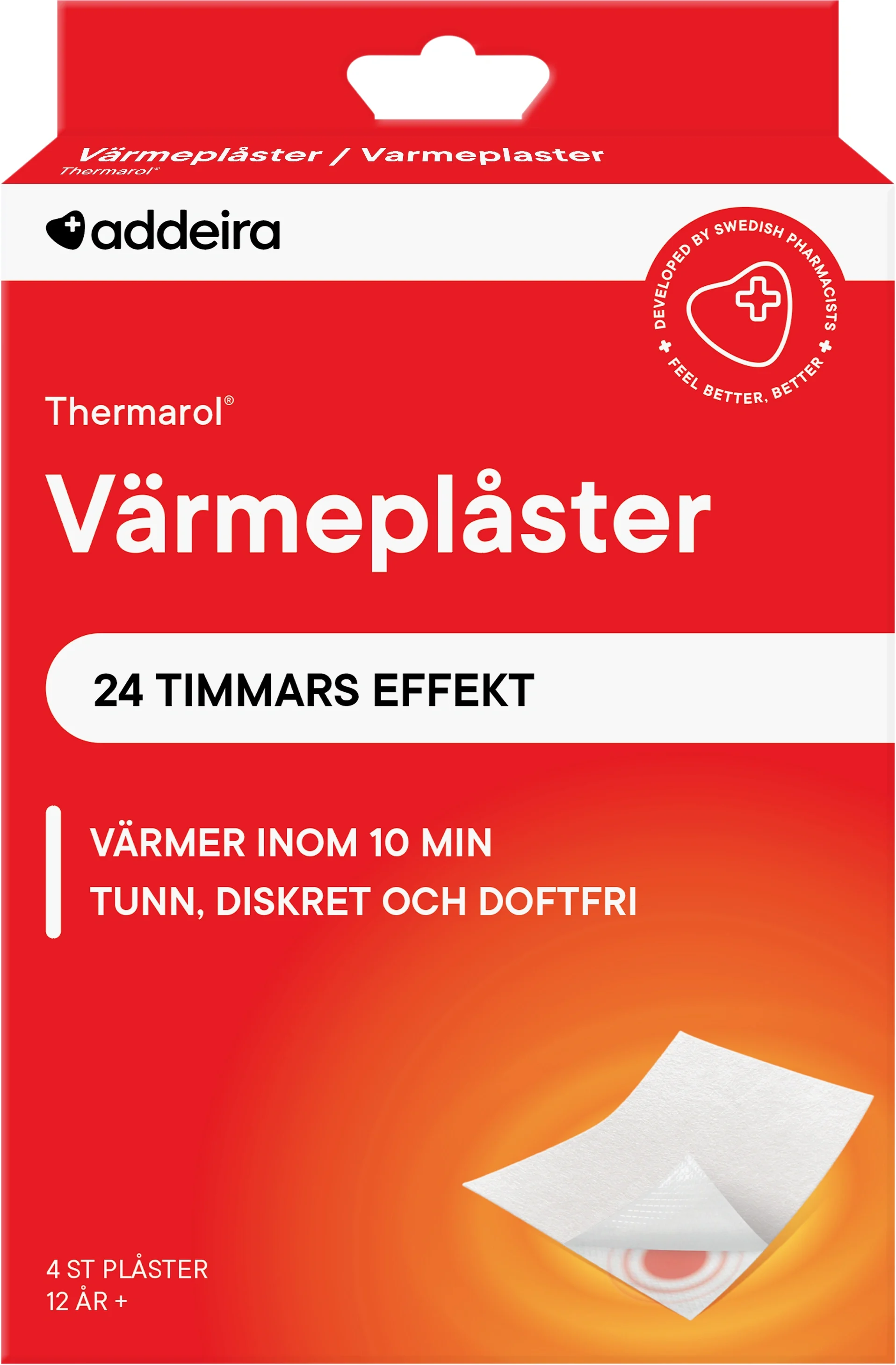 Addeira Thermarol Värmeplåster 4-pack från Addeira – köp hos Apotek Hjärtat