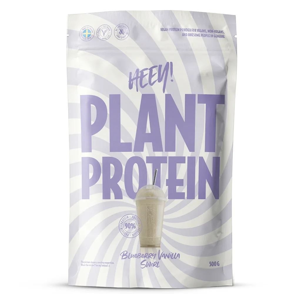 Heey! Veganskt Protein Blåbär Vanilj 500 g från Heey! – köp hos Apotek Hjärtat