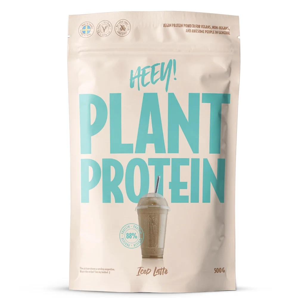 Heey! Veganskt Protein Iced Latte 500 g från Heey! – köp hos Apotek Hjärtat