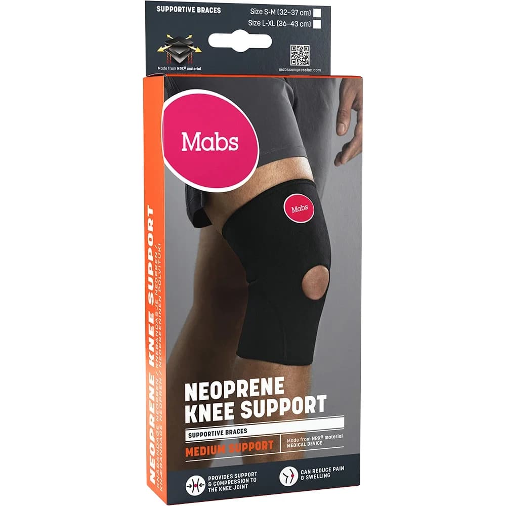 Mabs Neopren Knäbandage Svart L/XL från Mabs – köp hos Apotek Hjärtat