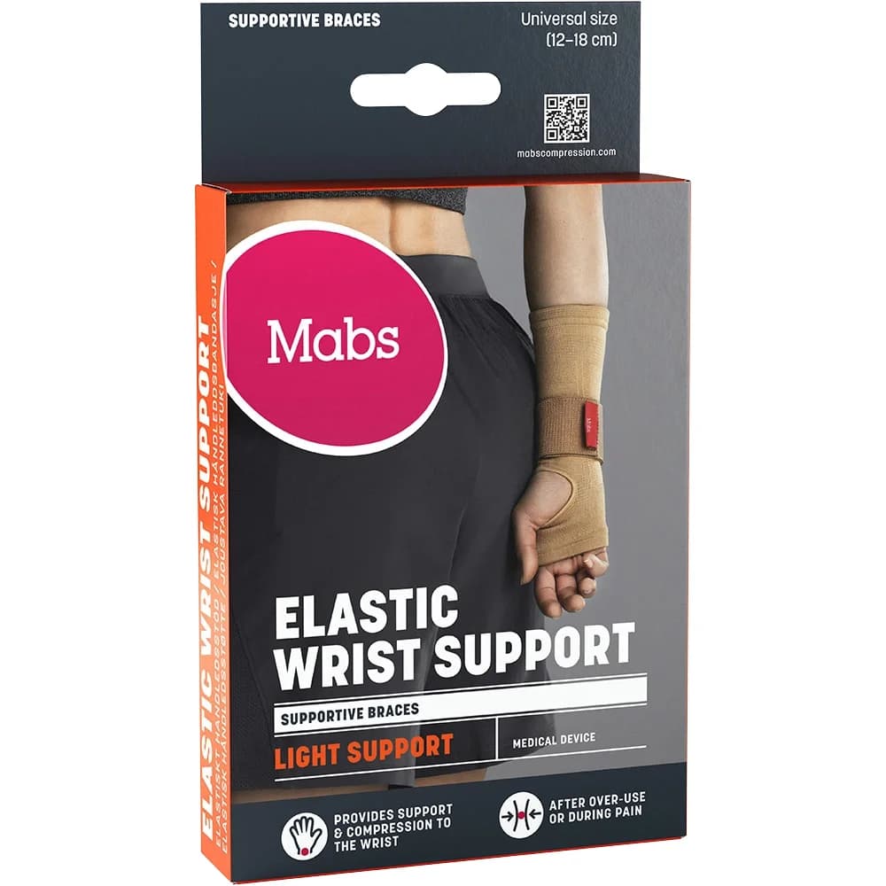 Mabs Elastiskt Handledsstöd Beige Universal från Mabs – köp hos Apotek Hjärtat