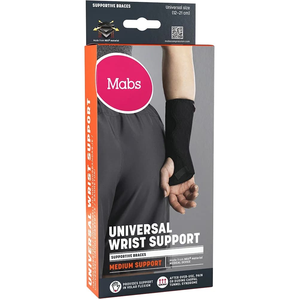 Mabs Handledsstöd Svart Universal från Mabs – köp hos Apotek Hjärtat
