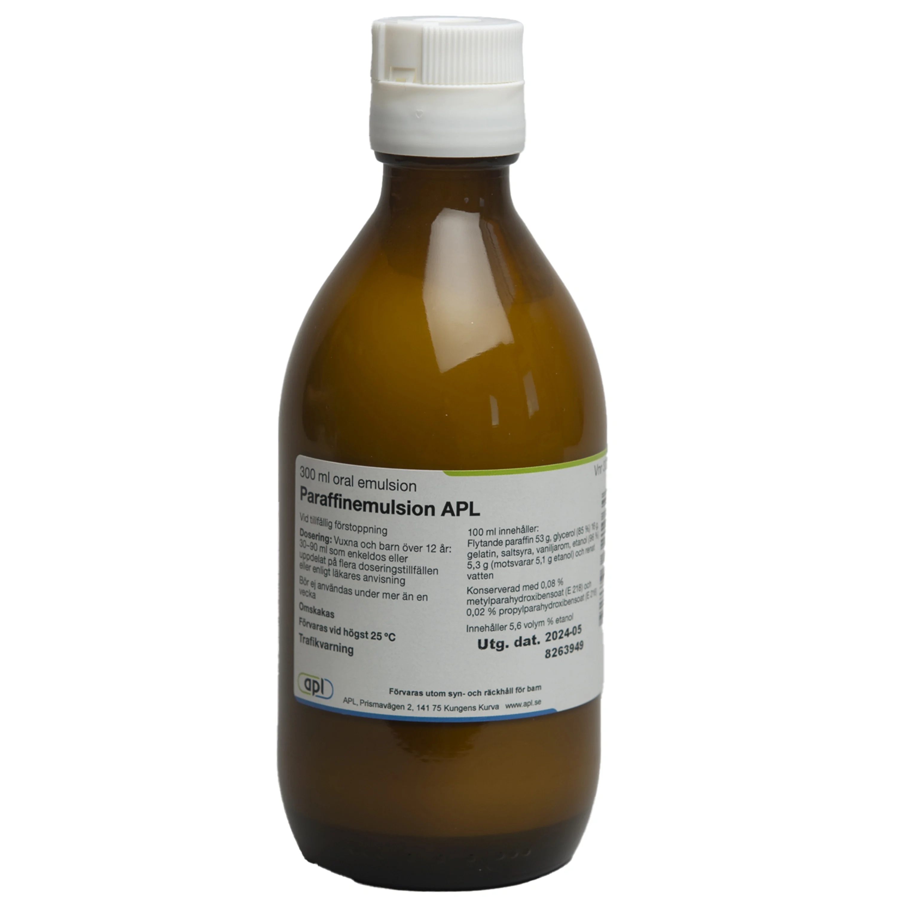 Paraffinemulsion APL oral emulsion 300 ml från APL – köp hos Apotek Hjärtat