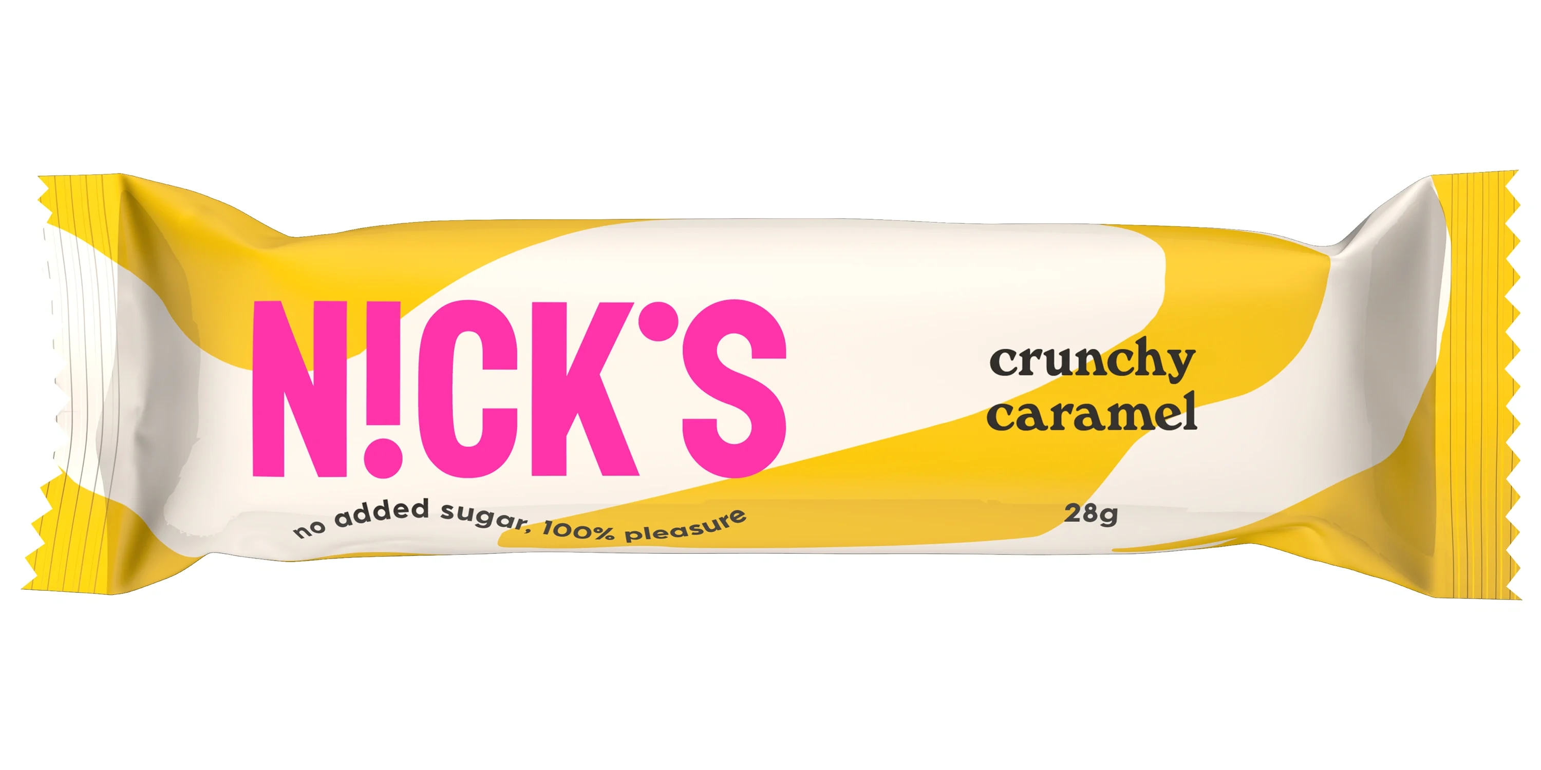 NICK'S Crunchy Caramel Chocolatebar 28 g från Nicks – köp hos Apotek Hjärtat