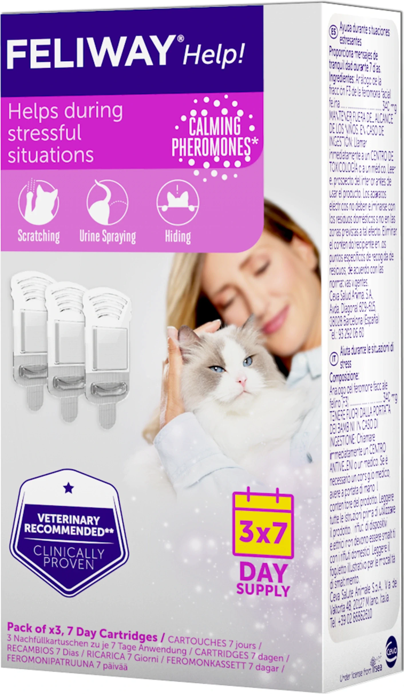 Feliway Help Feromonrefill till doftavgivare 3 st från FELIWAY – köp hos Apotek Hjärtat