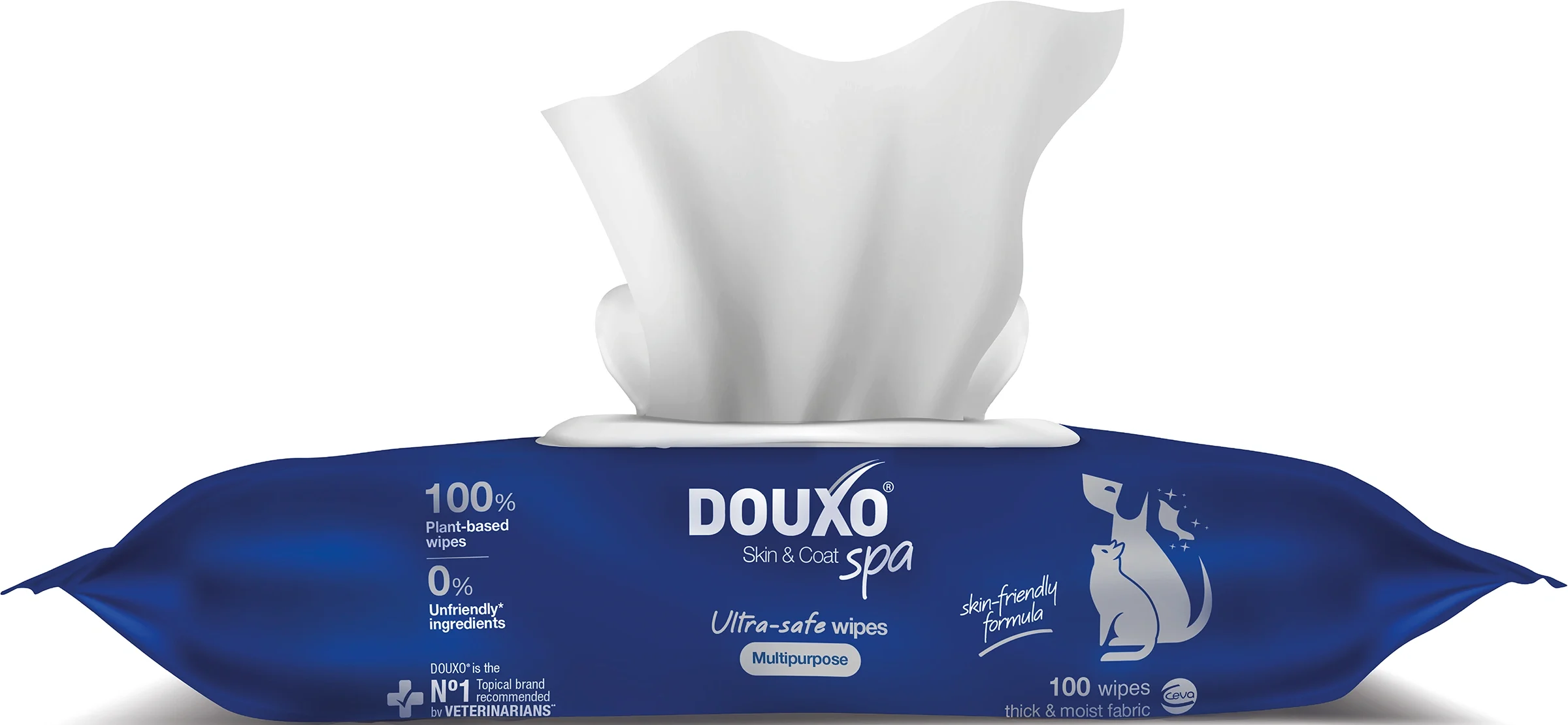 Douxo Skin & Coat SPA Ultra-Safe Multipurpose Våtservetter 100 st från Douxo – köp hos Apotek Hjärtat