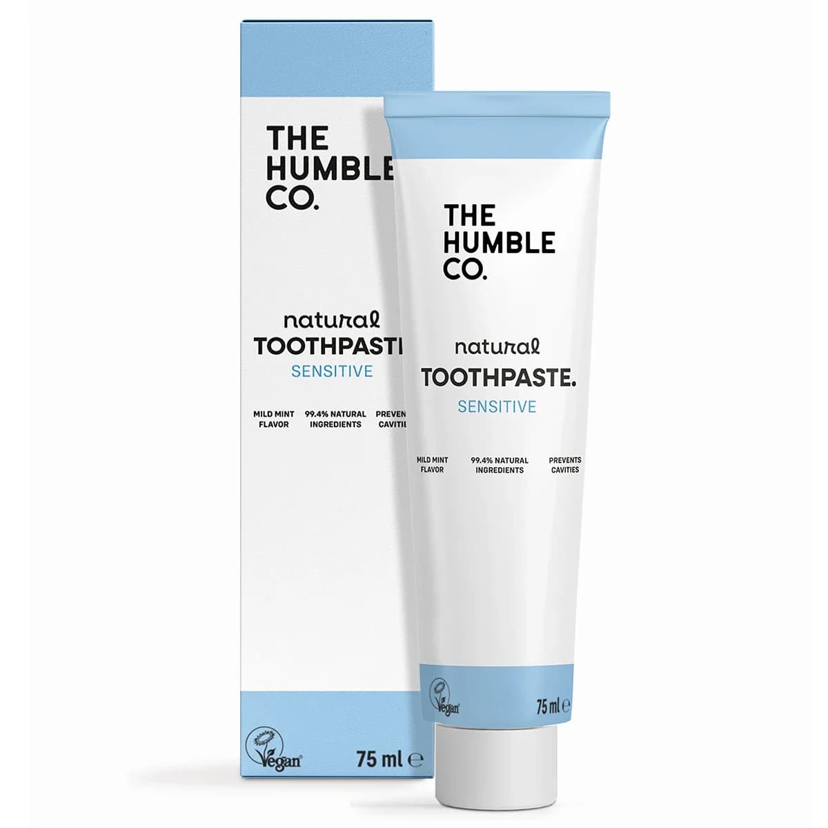 The Humble Co. Tandkräm Cosmos Natural Sensitive Mint 75ml från The Humble Co. – köp hos Apotek Hjärtat