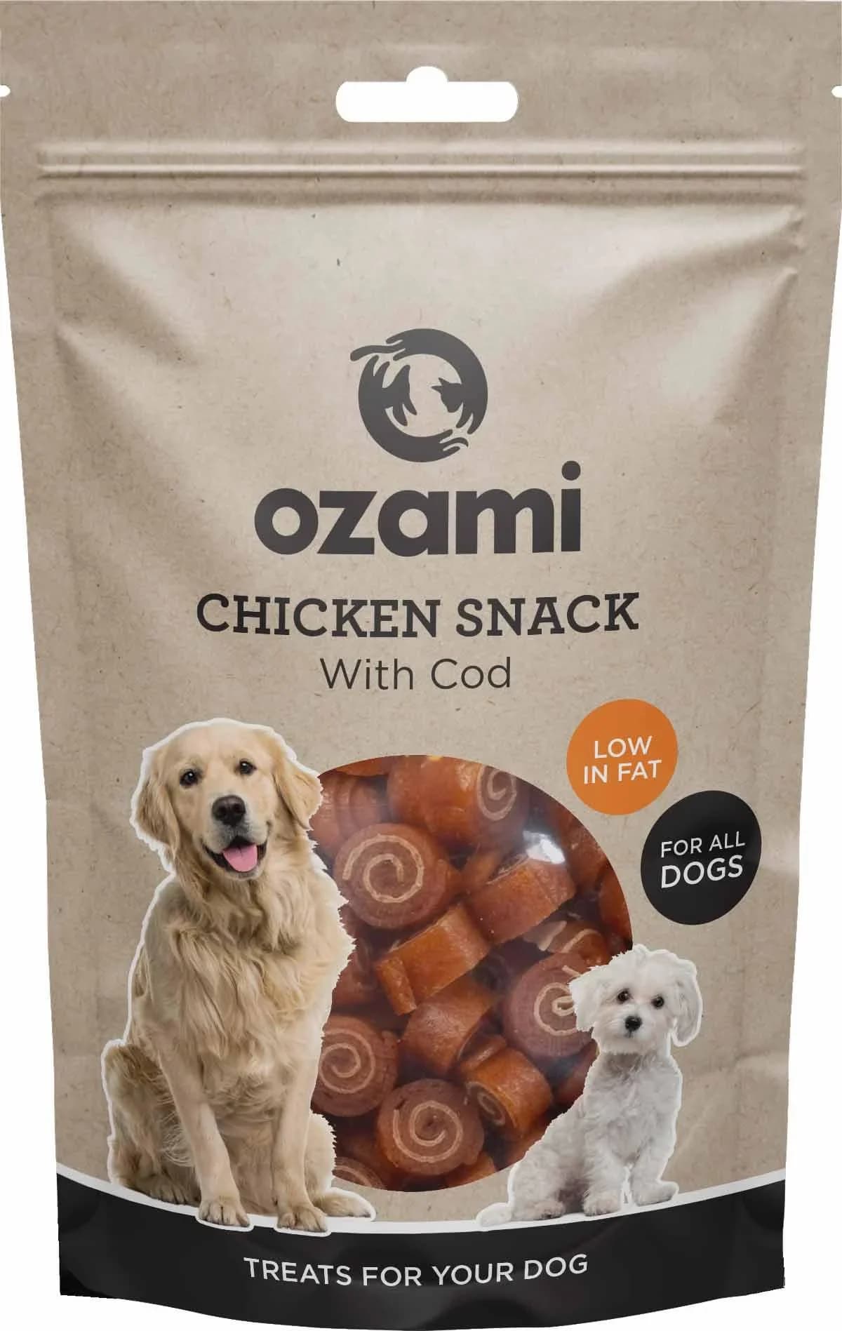 Ozami Chicken Snack with Cod 100g från Ozami – köp hos Apotek Hjärtat