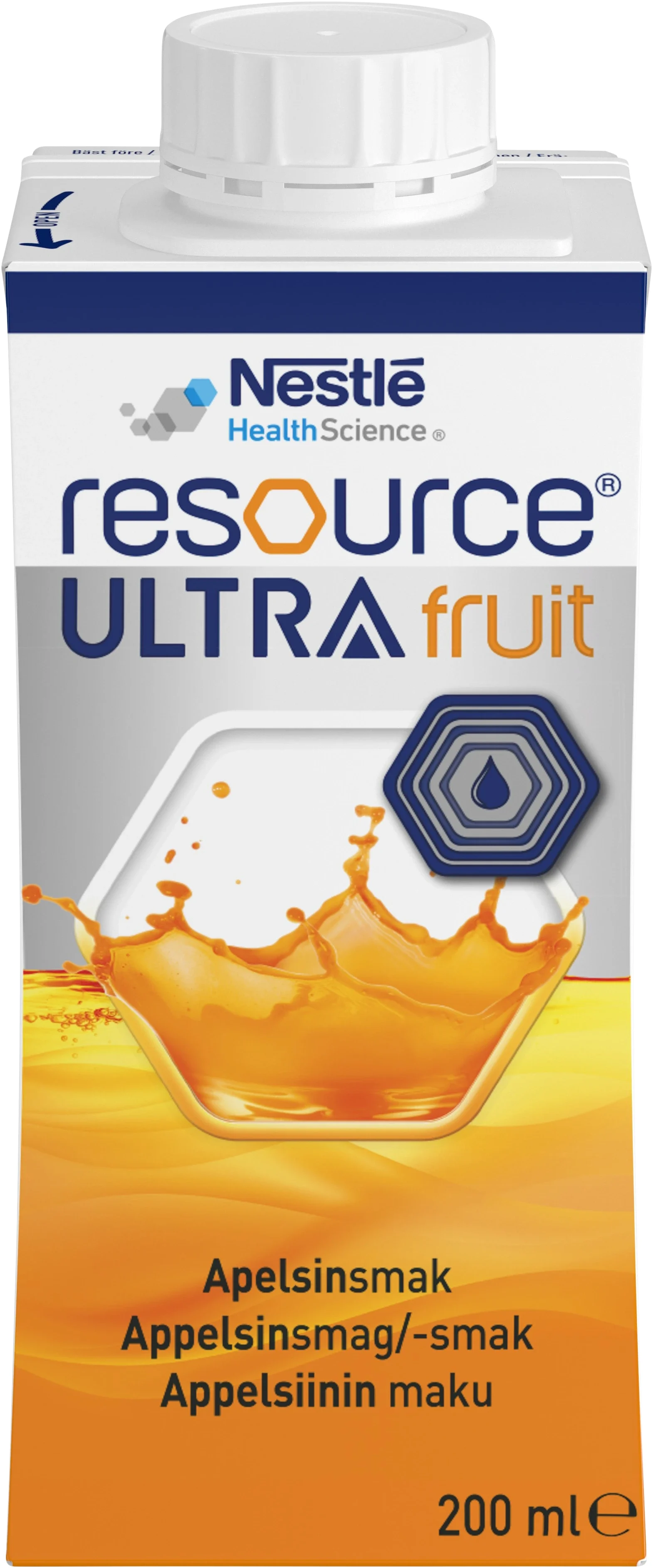 Resource Ultra Fruit Apelsin 4x200 ml från Resource – köp hos Apotek Hjärtat
