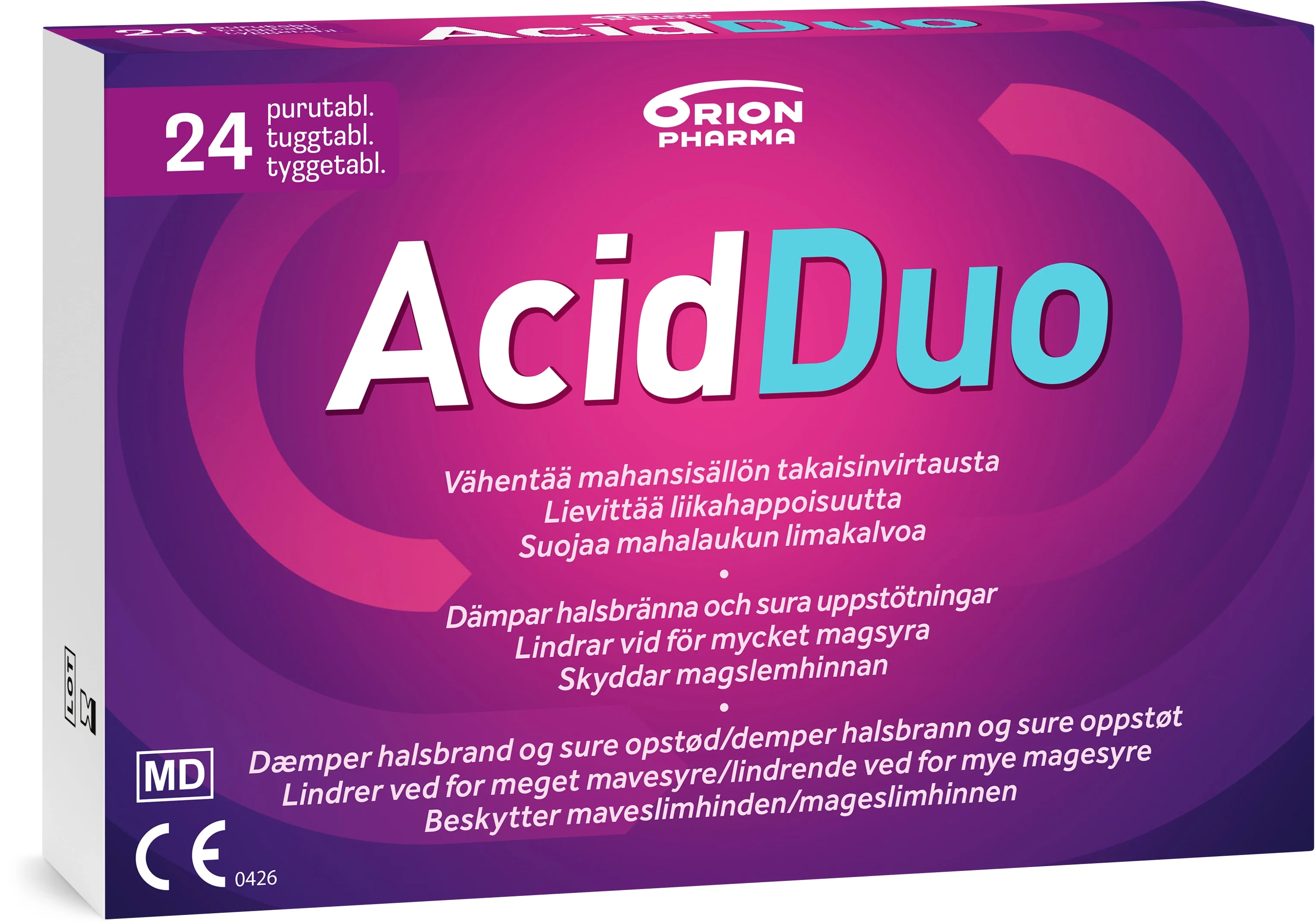 AcidDuo Tuggtablett 24 st från Acidduo – köp hos Apotek Hjärtat