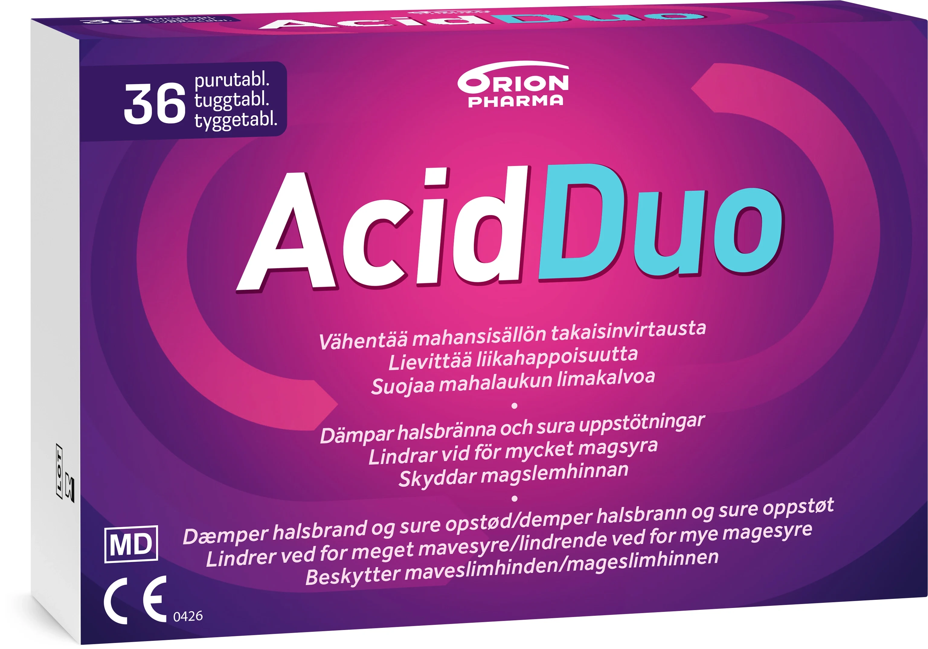 AcidDuo Tuggtablett 36 st från Acidduo – köp hos Apotek Hjärtat