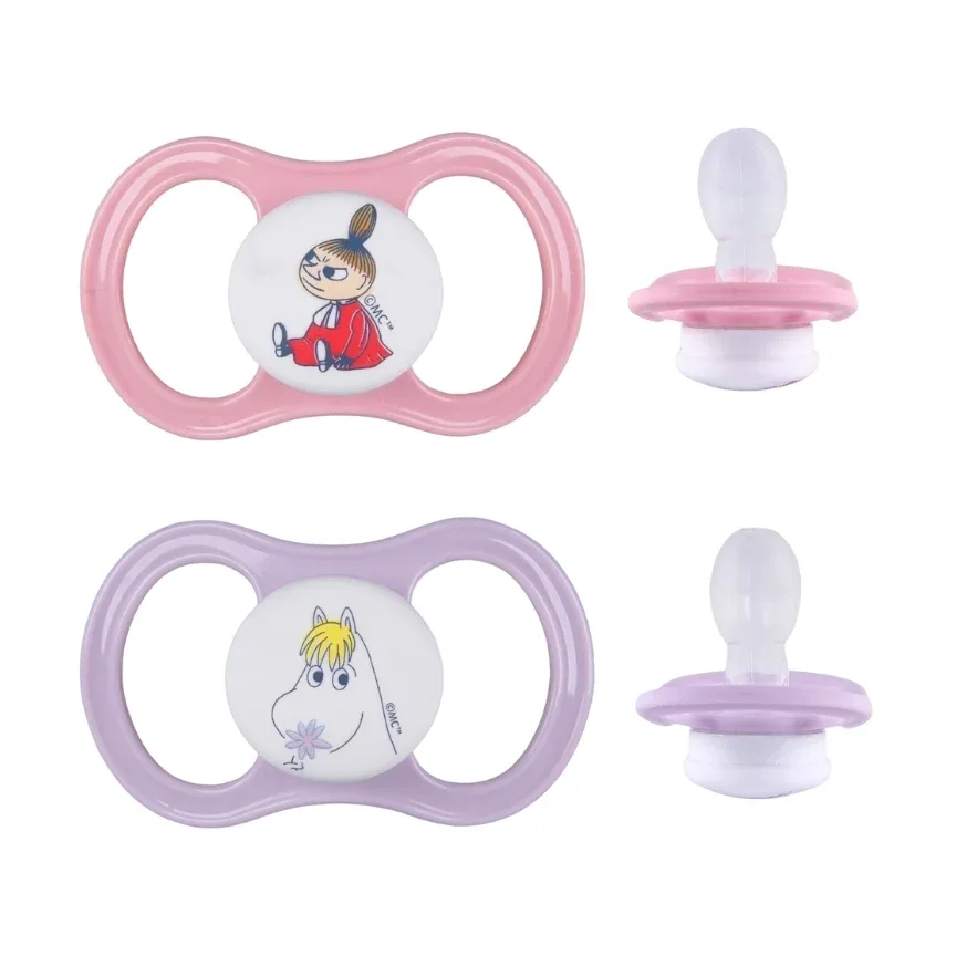 ESSKA Happy Muminedition Napp + 4 månader 2-pack Rosa/lila från Esska – köp hos Apotek Hjärtat