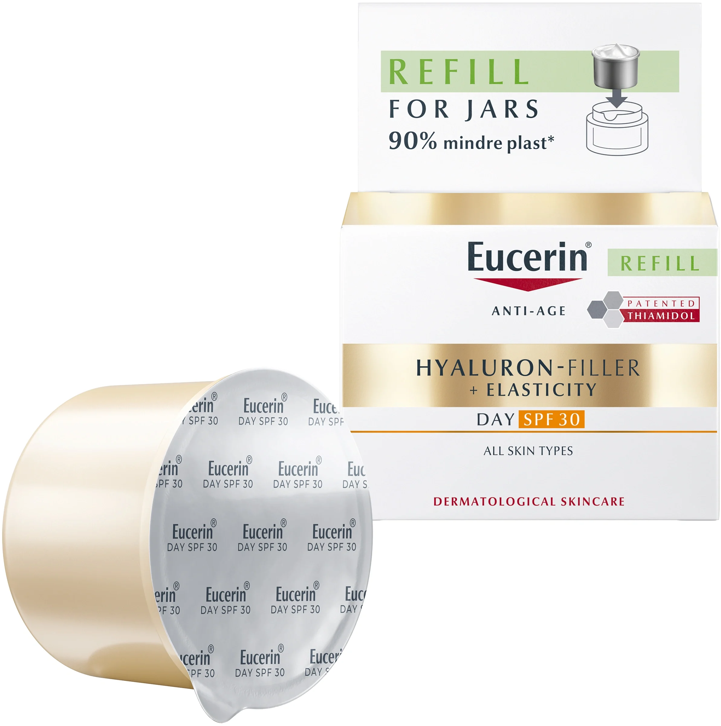 Eucerin Hyaluron-Filler + Elasticity Day Cream SPF30 Refill 50 ml från Eucerin - köp hos Apotek Hjärtat