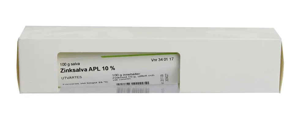 Zinksalva 10% APL 100 g från APL – köp hos Apotek Hjärtat