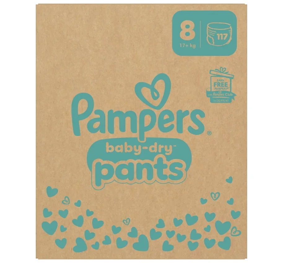 Pampers Baby-Dry Stl8 17 kg+ 117 st från Pampers – köp hos Apotek Hjärtat