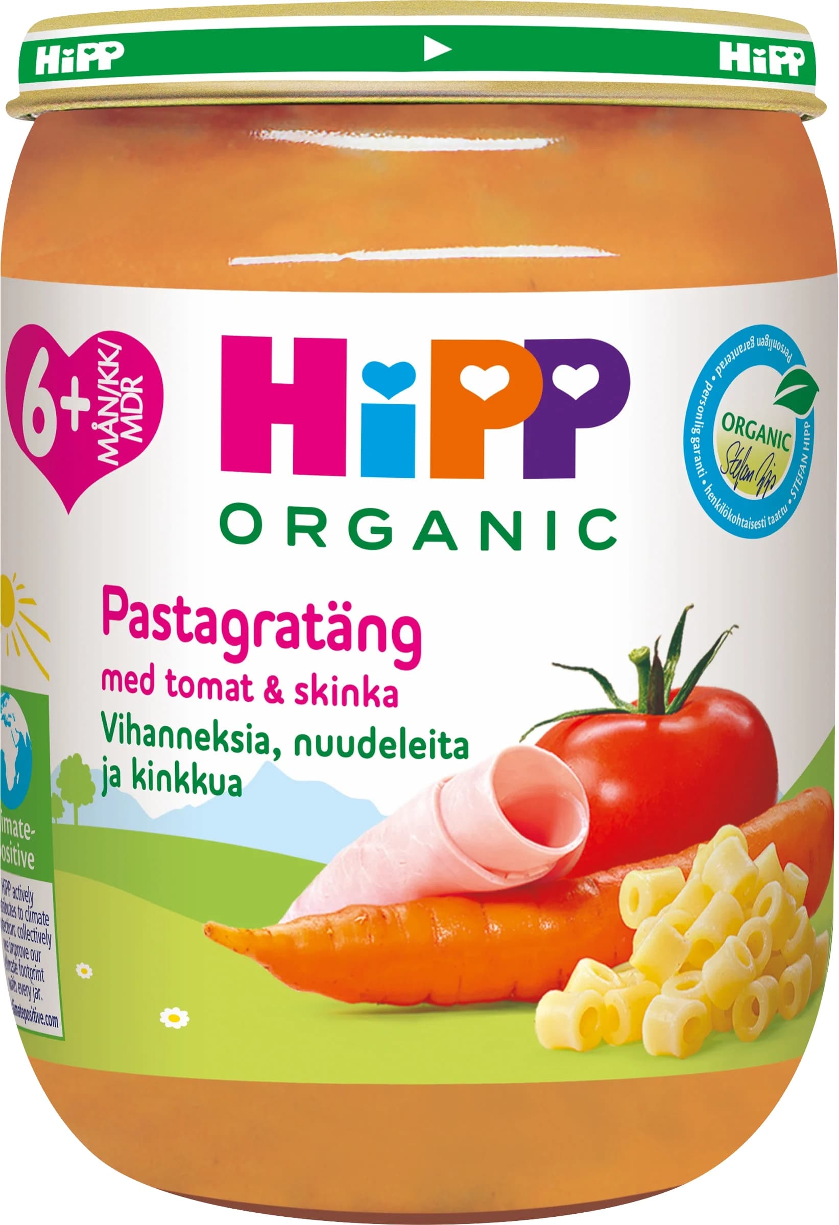 HiPP Pastagratäng med tomat & skinka 6 mån 190 g från HiPP – köp hos Apotek Hjärtat