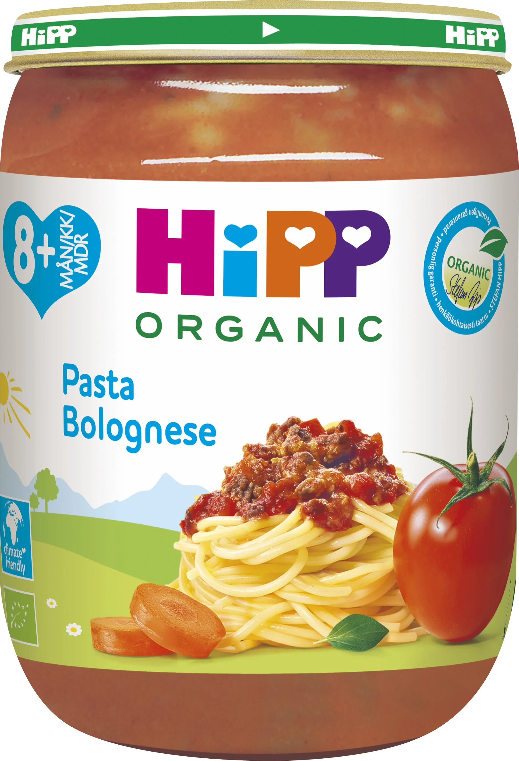 HiPP Pasta Bolognese 8 mån 190 g från HiPP – köp hos Apotek Hjärtat