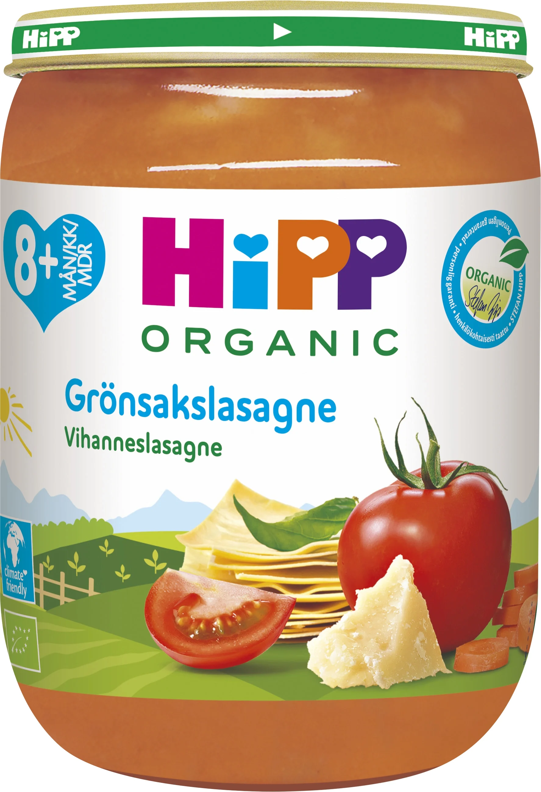 HiPP Grönsakslasagne 8 mån 190g från HiPP – köp hos Apotek Hjärtat