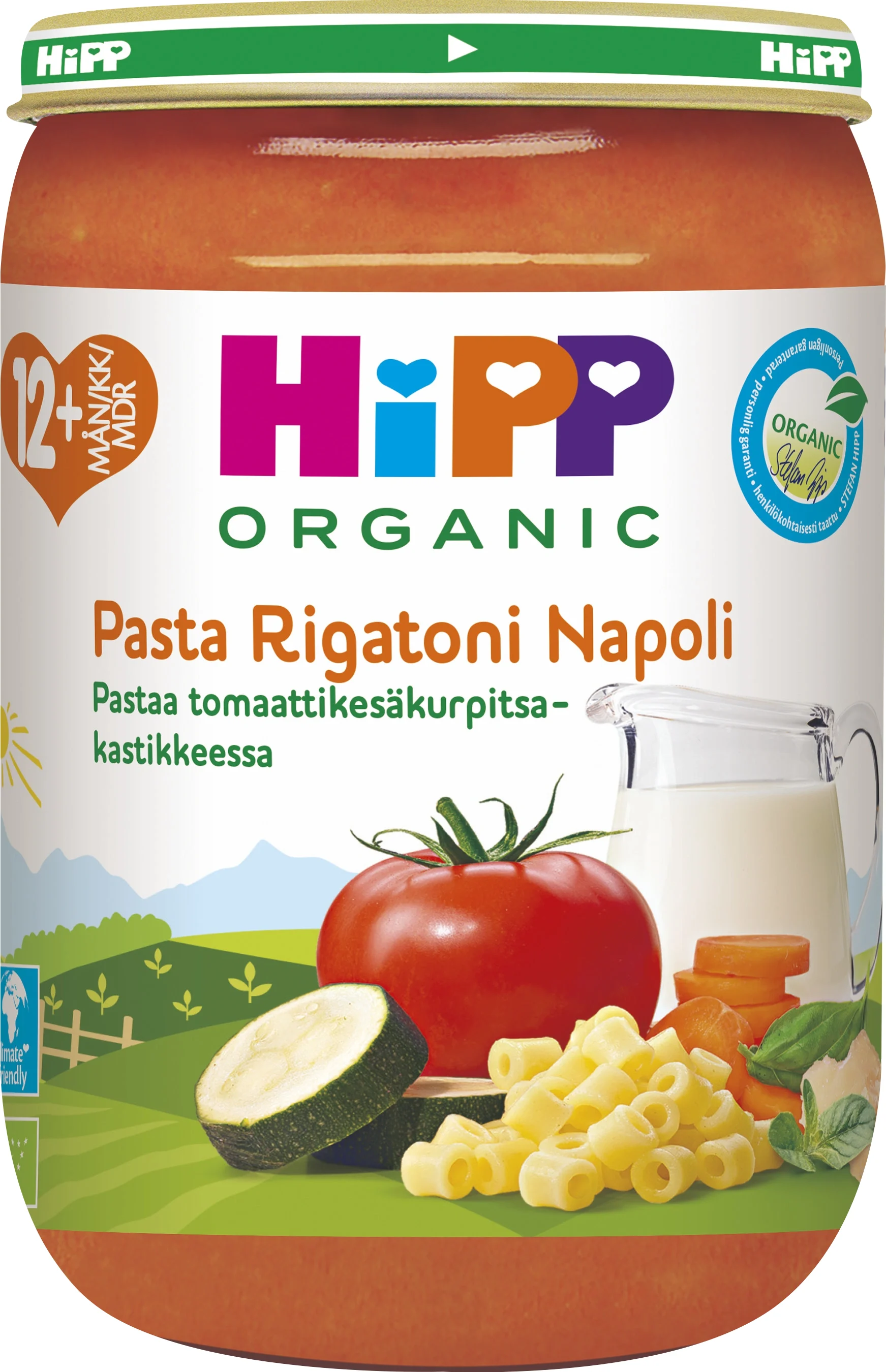 HiPP Pasta Rigatoni Napoli 12 mån 220 g från HiPP – köp hos Apotek Hjärtat
