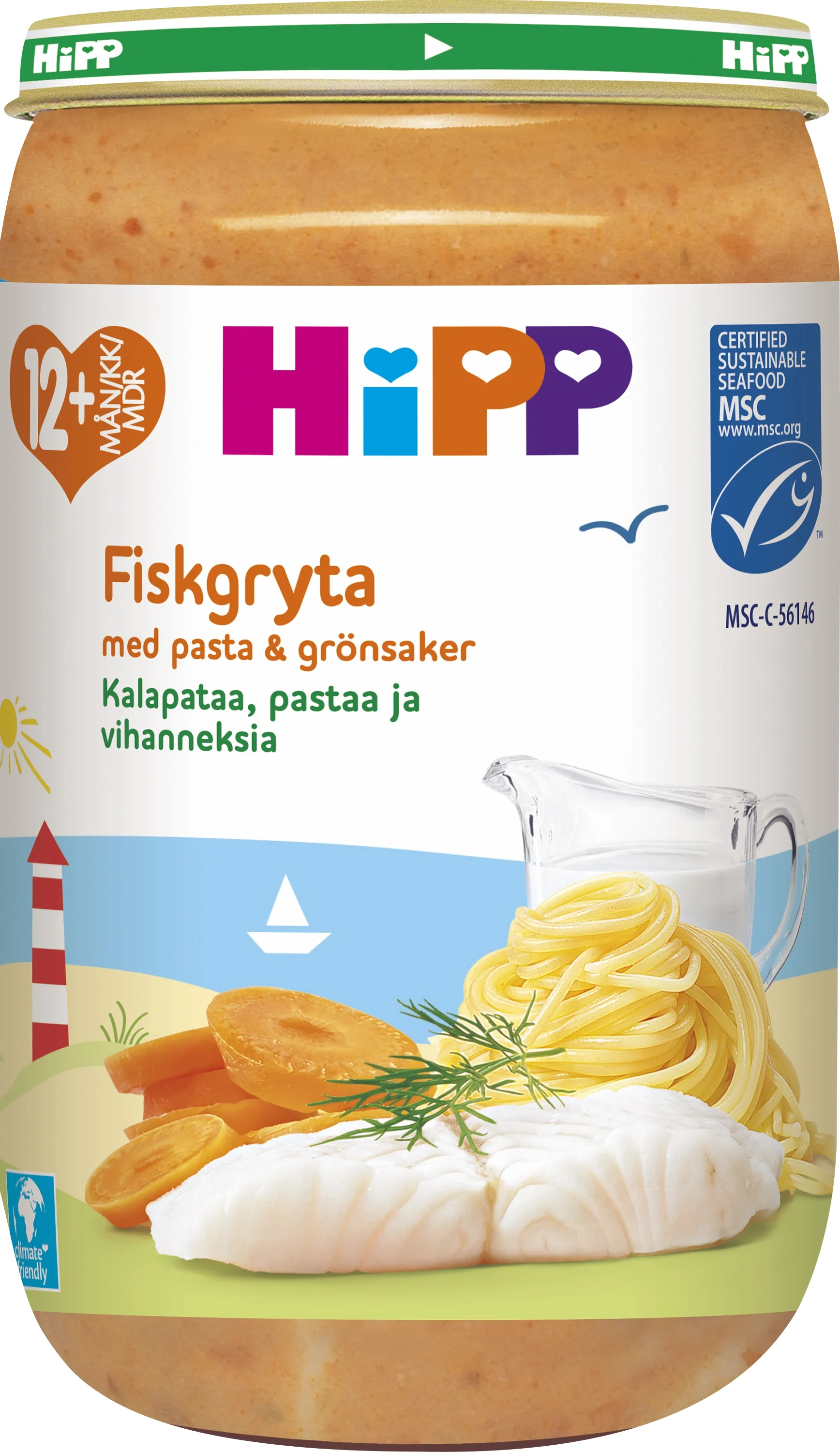 HiPP Fiskgryta med pasta och grönsaker 12 mån 250 g från HiPP – köp hos Apotek Hjärtat