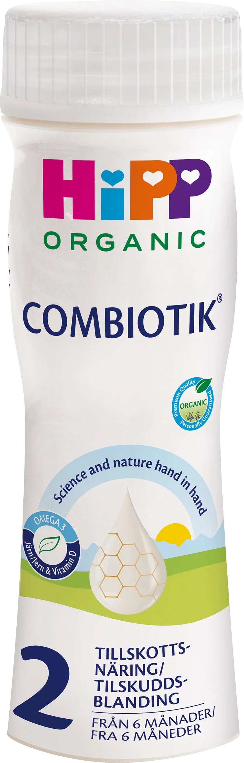 HiPP Combiotik 2 Tillskottsnäring RTD 200 ml från HiPP – köp hos Apotek Hjärtat