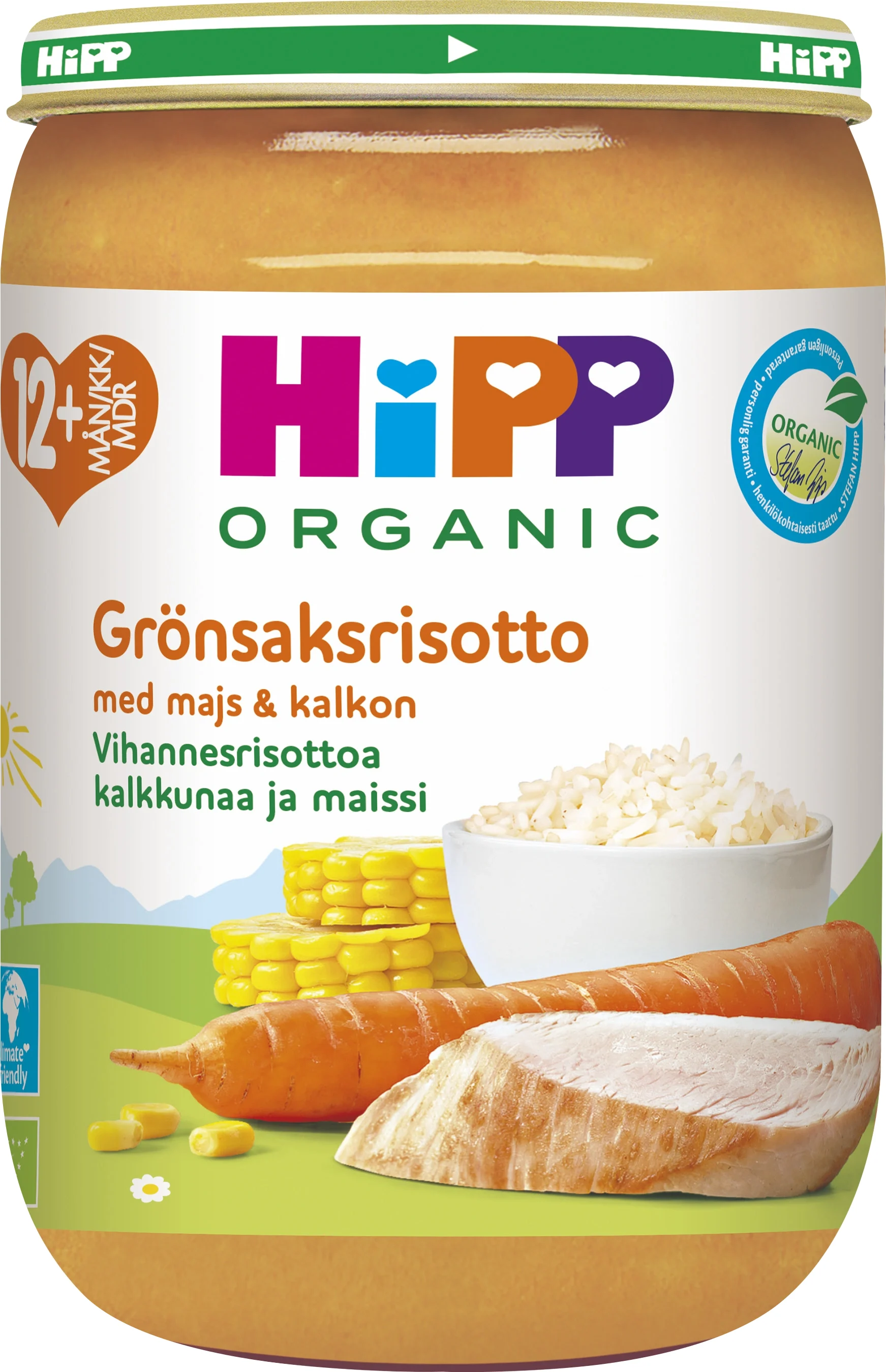 HiPP Grönsakrisotto med majs & kalkon 12 mån 220g från HiPP – köp hos Apotek Hjärtat