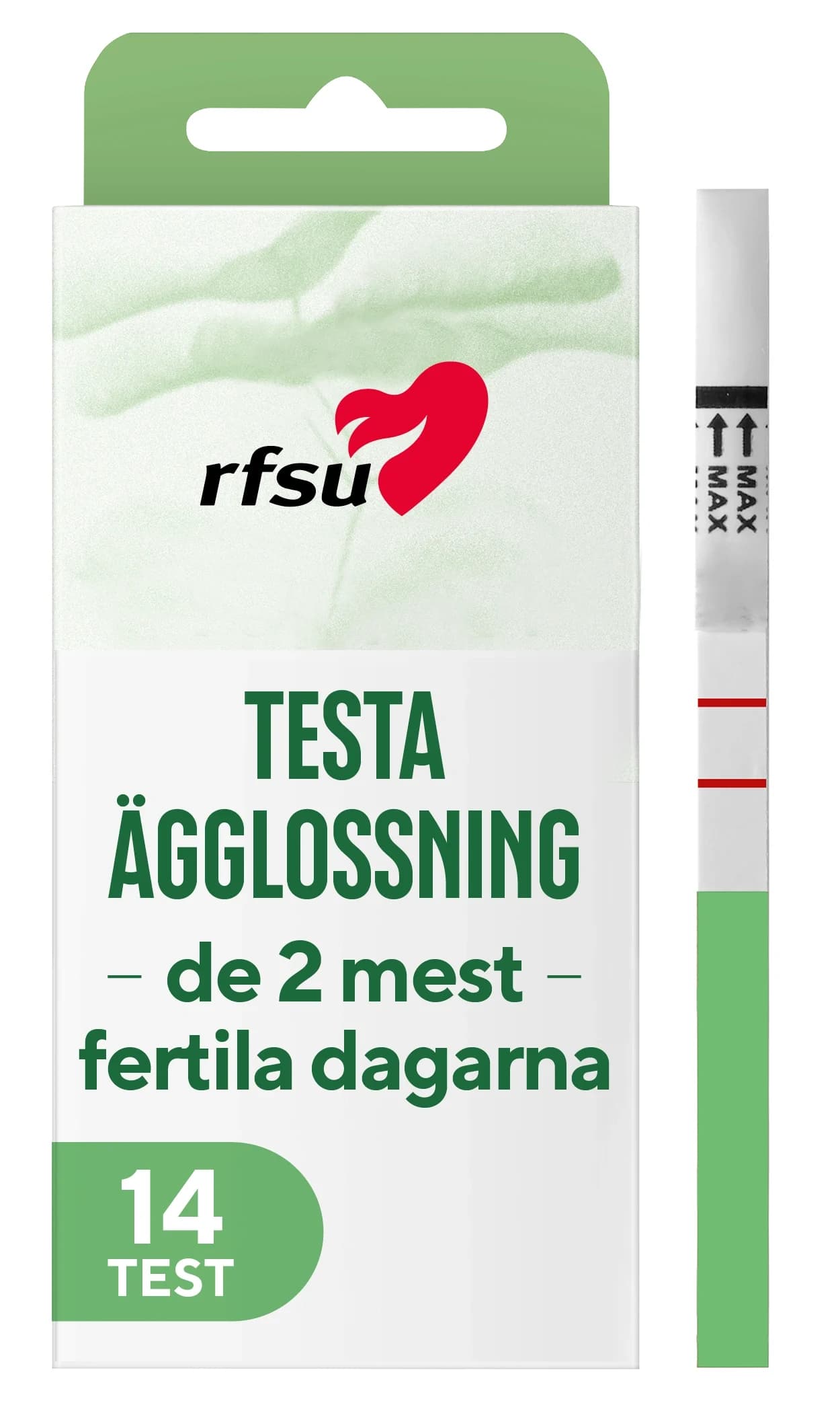 RFSU Ovulation Ägglossningstest Strips 14 st från RFSU – köp hos Apotek Hjärtat