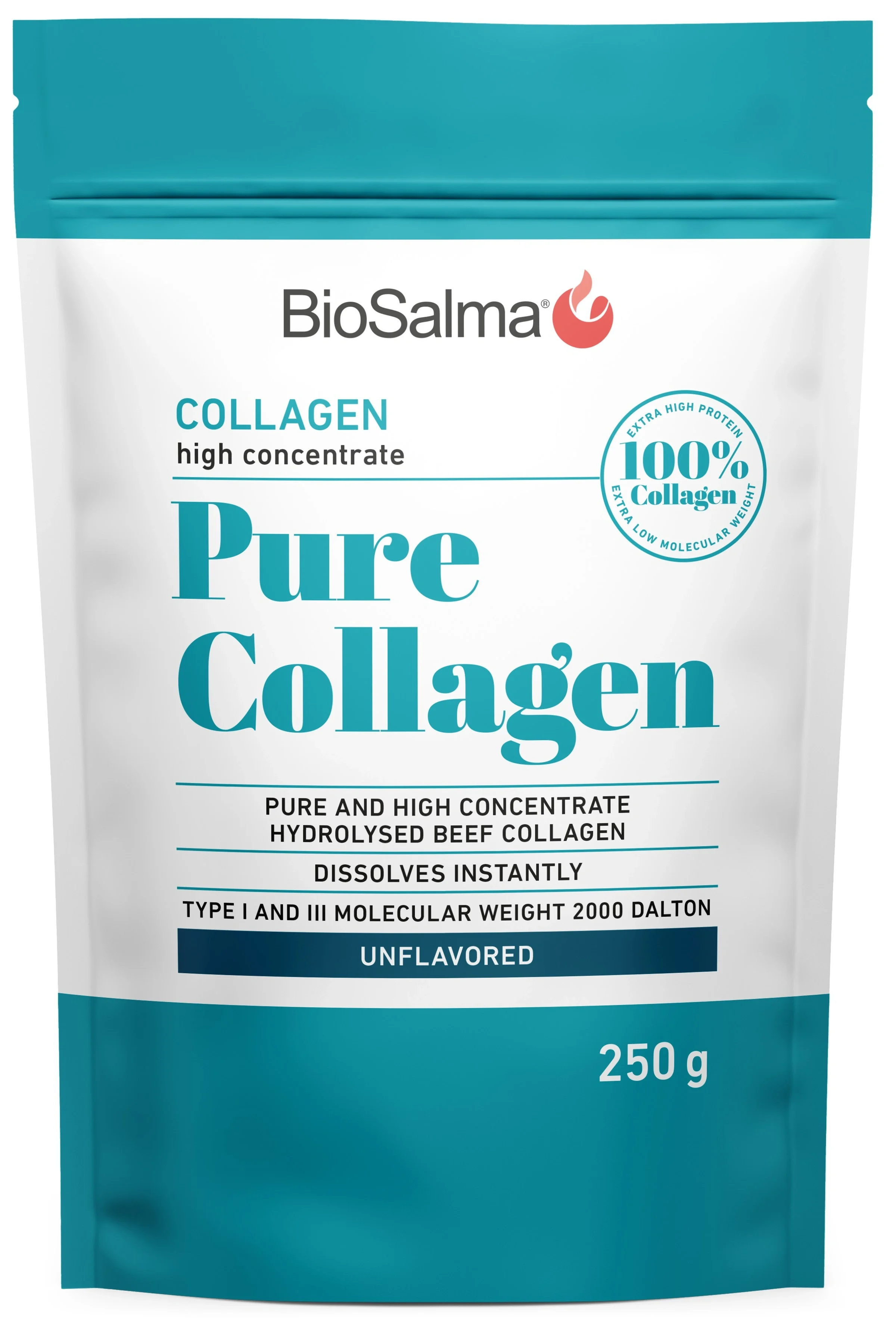 BioSalma Pure Collagen 97% Protein 250 g från BioSalma – köp hos Apotek Hjärtat