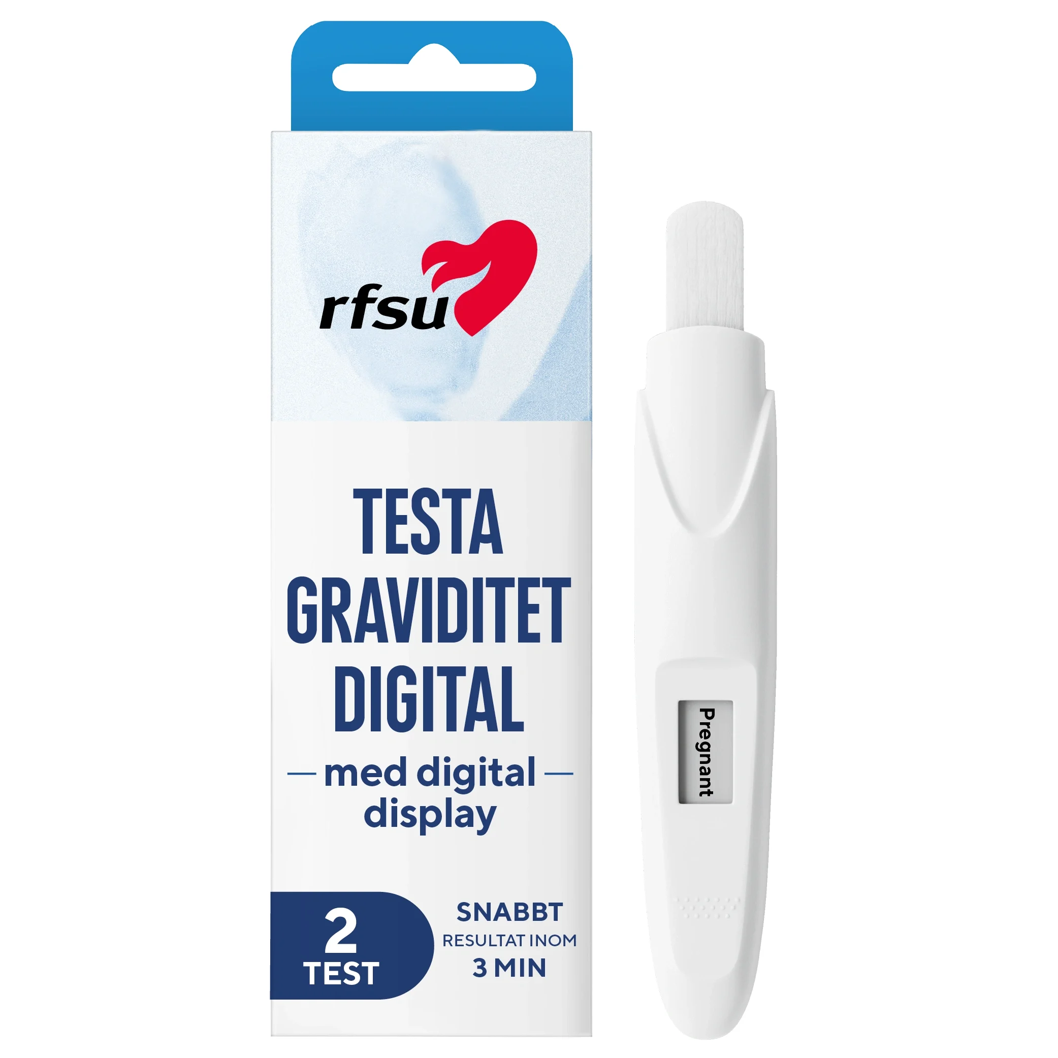 RFSU Digitalt Graviditetstest 2-pack från RFSU – köp hos Apotek Hjärtat