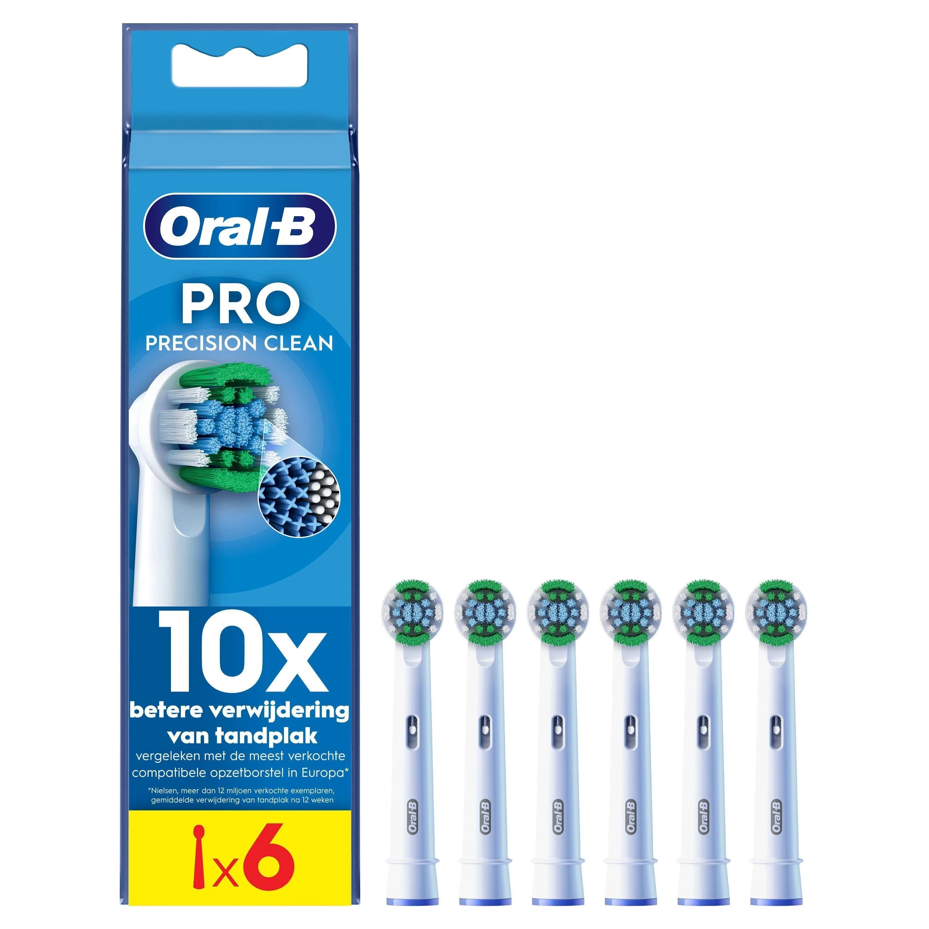 Oral-B Precision Clean Borsthuvud 6 st från Oral-B – köp hos Apotek Hjärtat