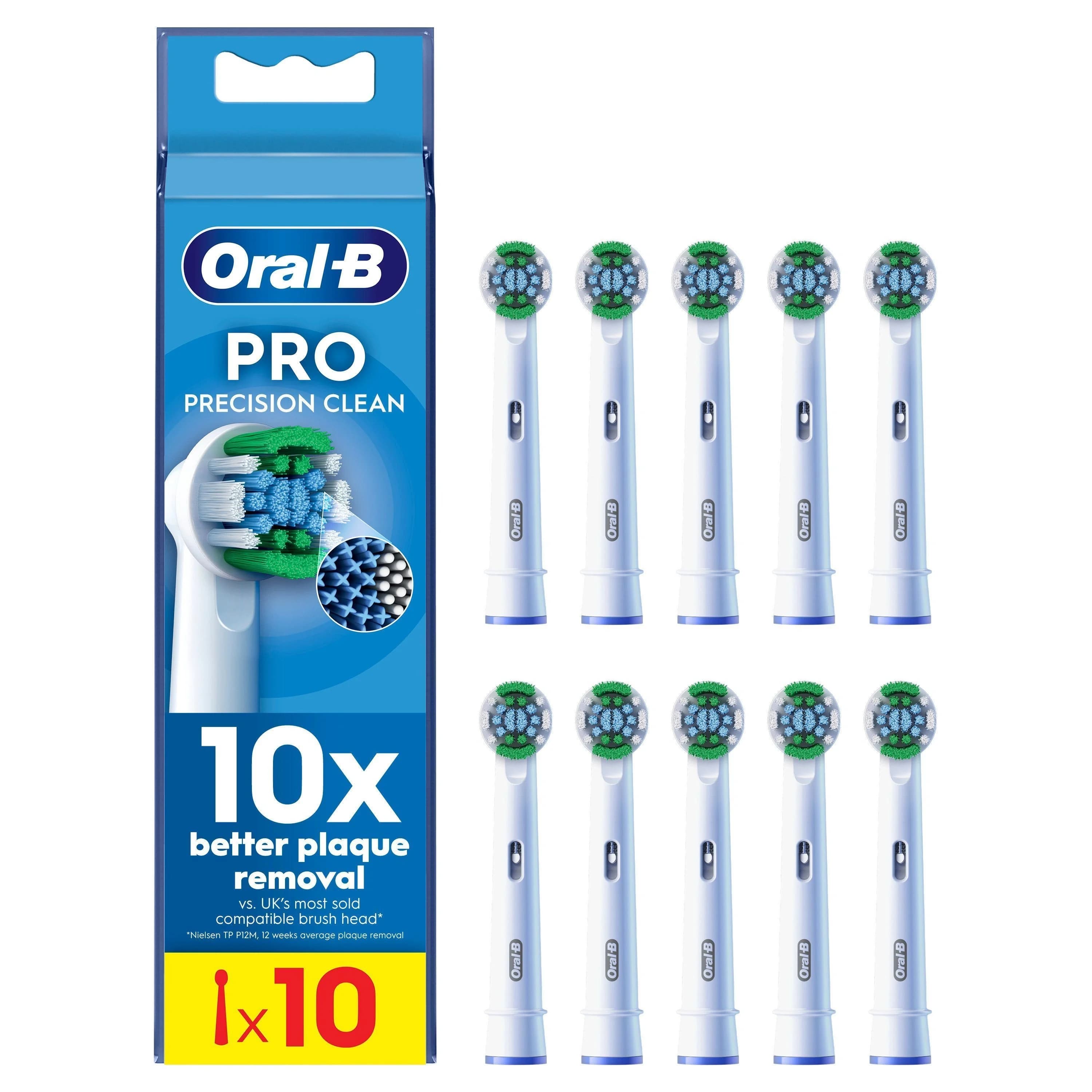 Oral-B Precision Clean Borsthuvud 10 st från Oral-B – köp hos Apotek Hjärtat