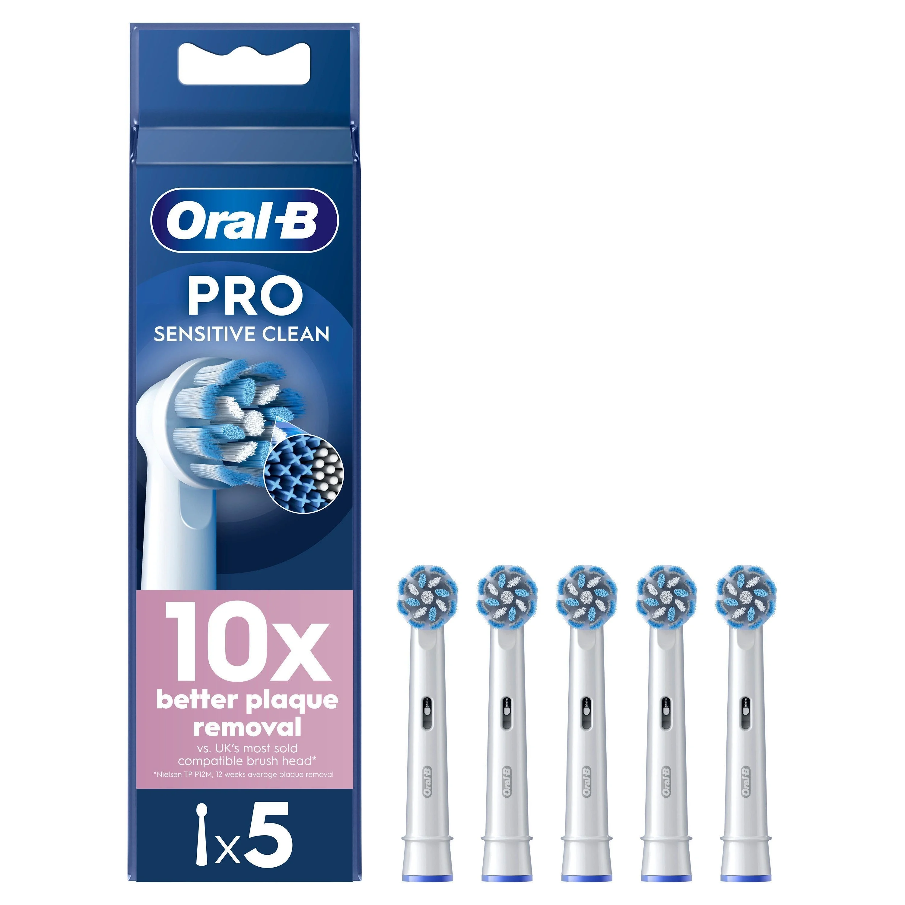 Oral-B Sensitive Clean & Care Borsthuvud 5-pack från Oral-B – köp hos Apotek Hjärtat