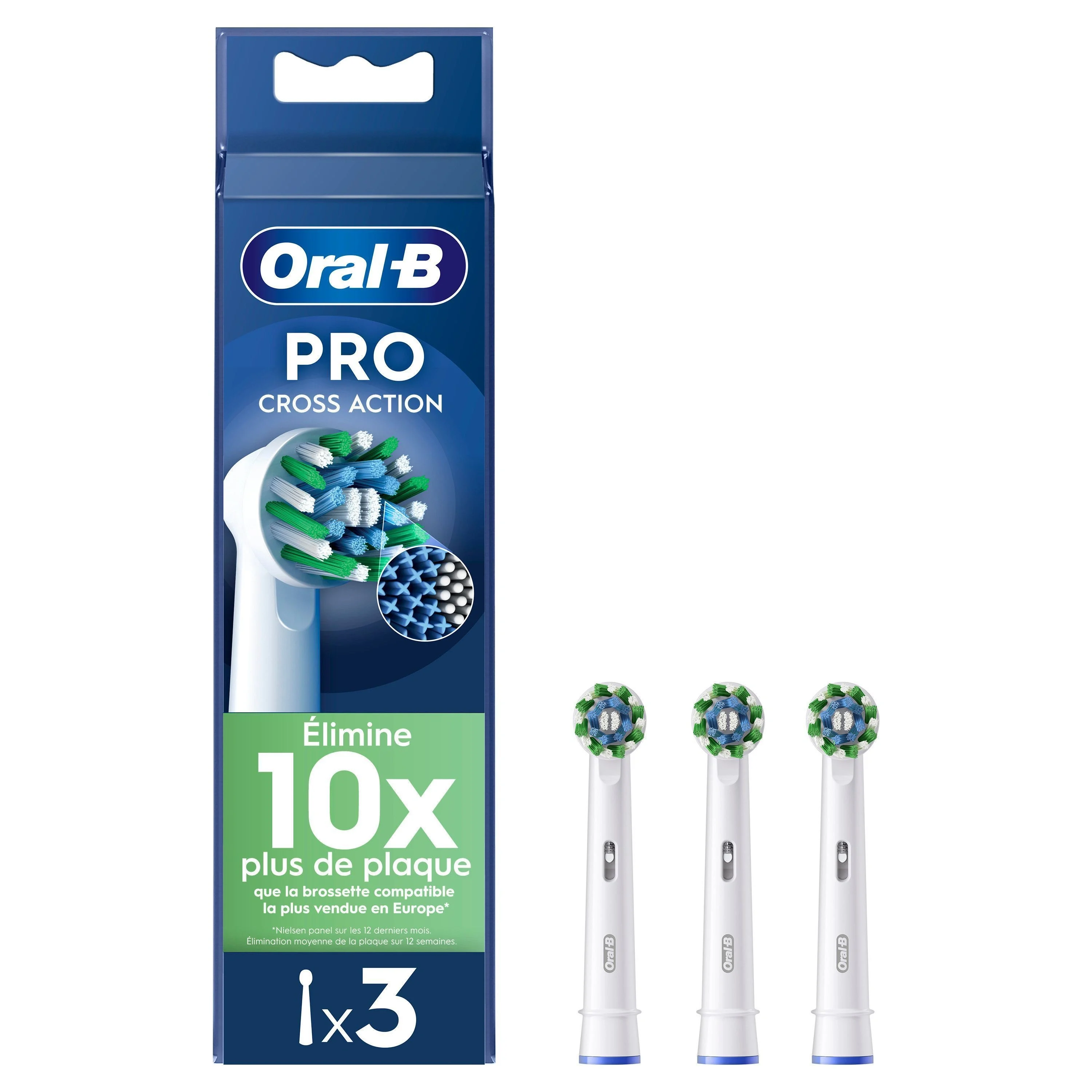 Oral B CrossAction Refill 3-pack från Oral-B – köp hos Apotek Hjärtat